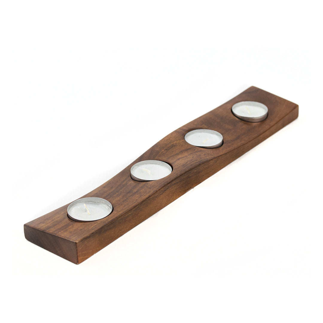 Ceviz Ağacı Tealight Mumluk