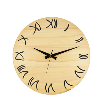 Duvar Saati Bombeli Kavak Ağacı