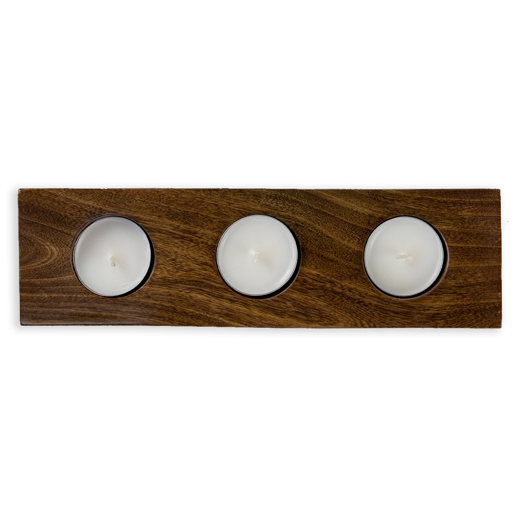 Ceviz Ağacı Tealight Mumluk
