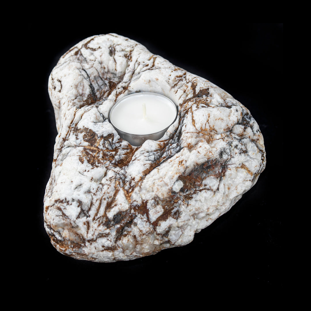 Doğal Taş Tealight Mumluk