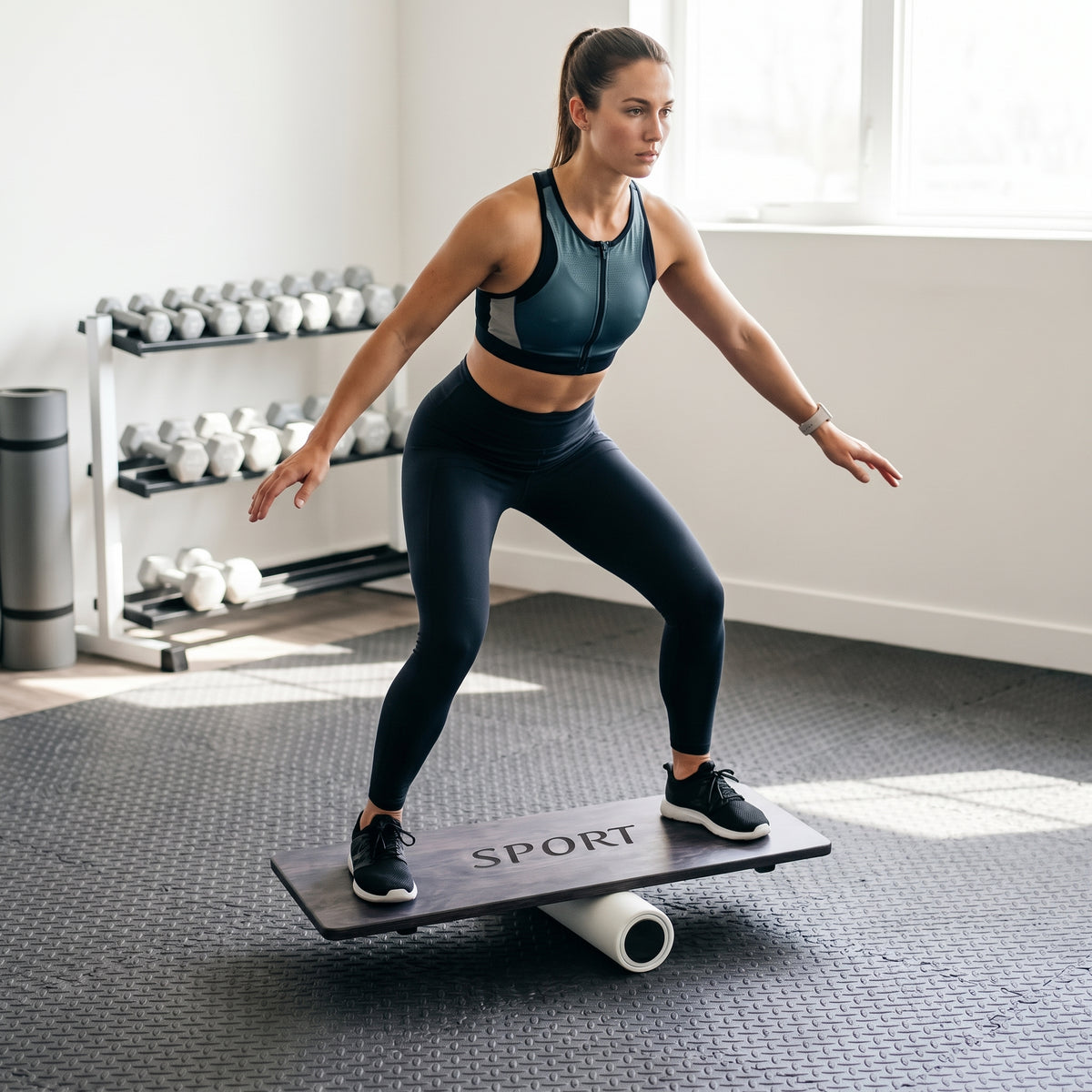 Kişiselleştirilebilir Ahşap Denge Tahtası | Balance Board Seti