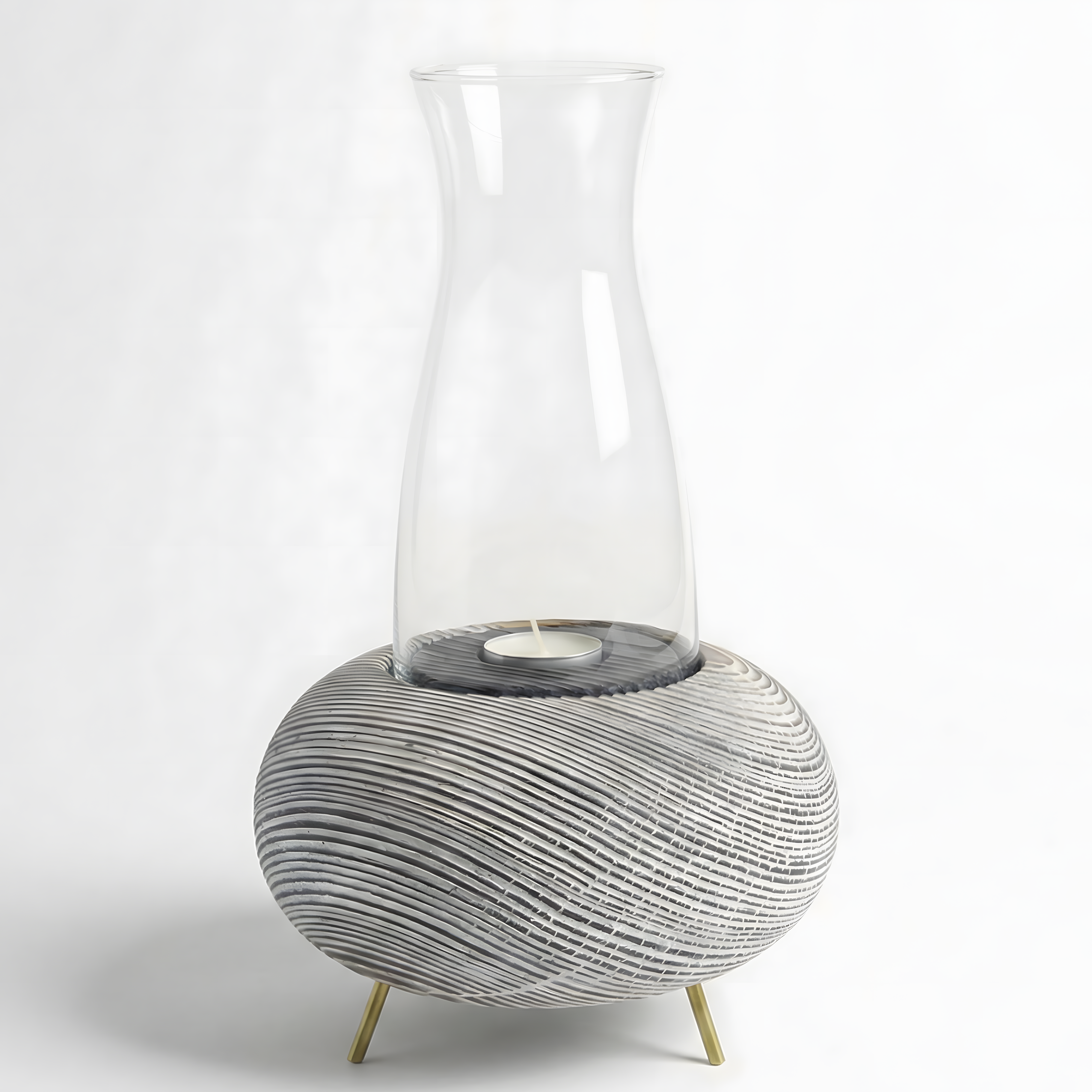 Eskitme Tealight Dış Mekan Mumluk