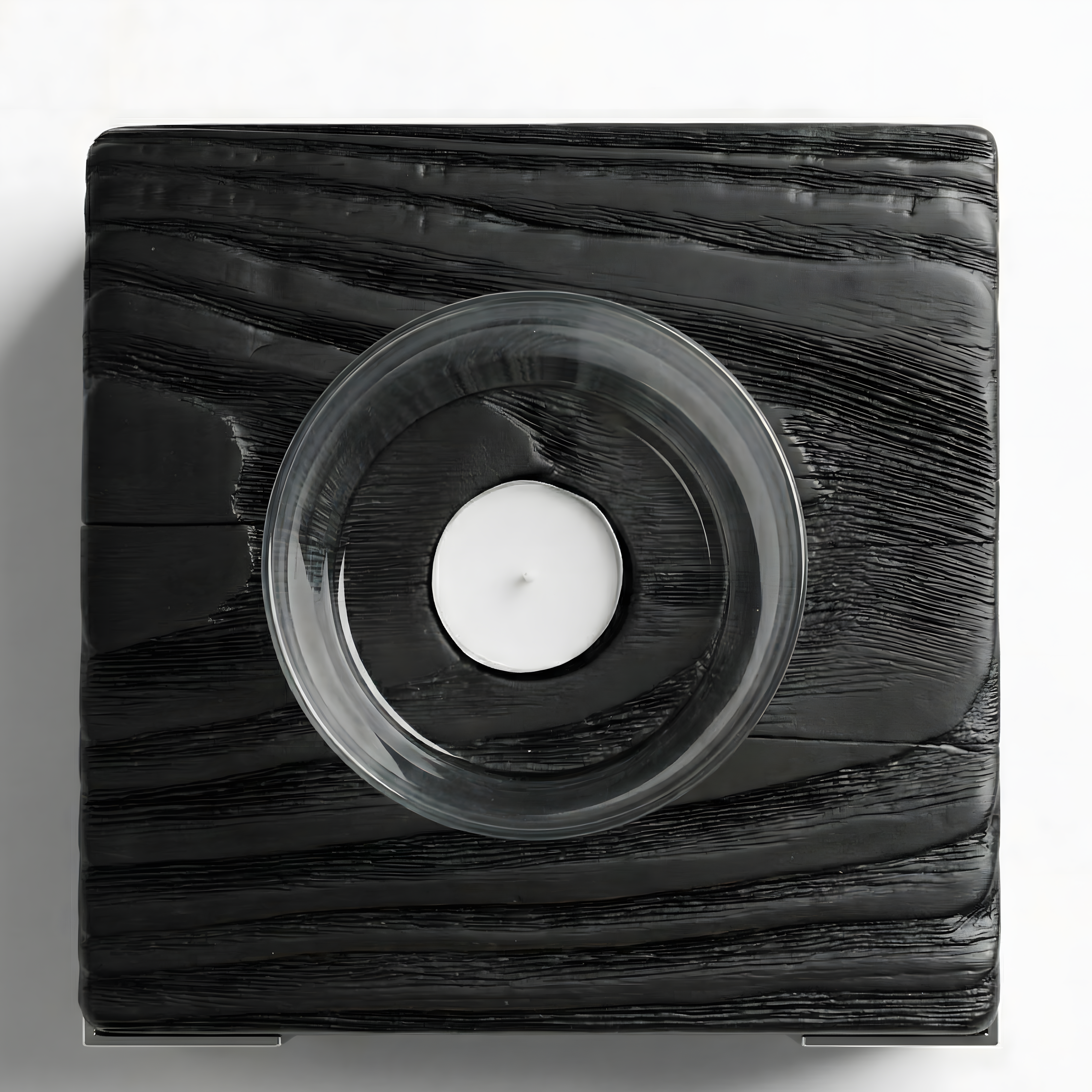 Siyah Tealight Mumluk