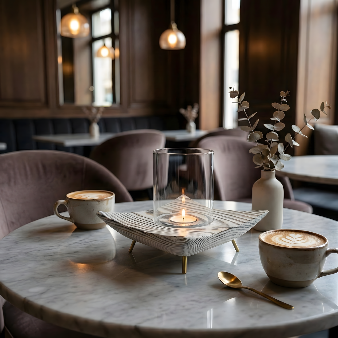 Eskitme Tealight Dış Mekan Mumluk