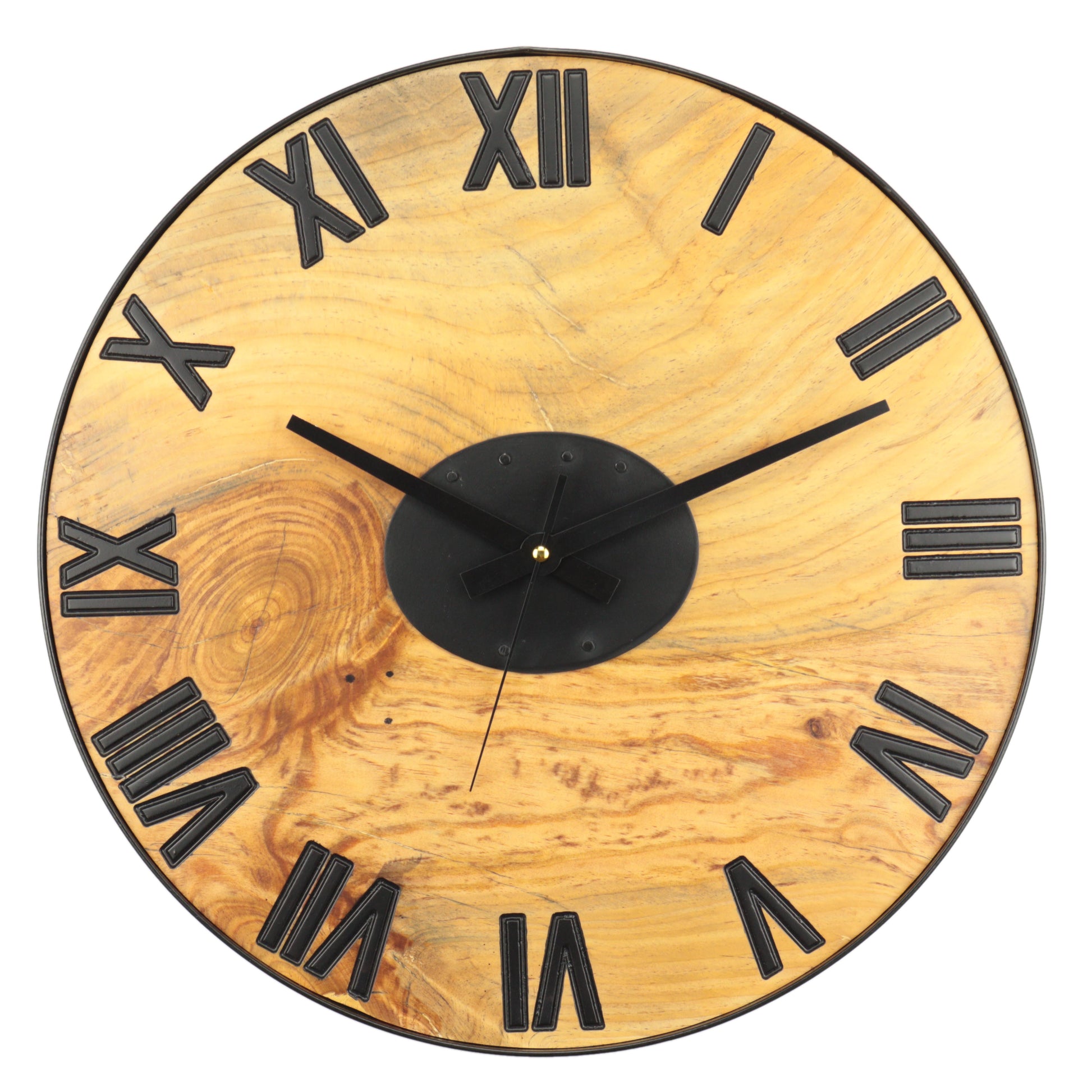 Çam Ağacı Tek Parça Duvar Saati