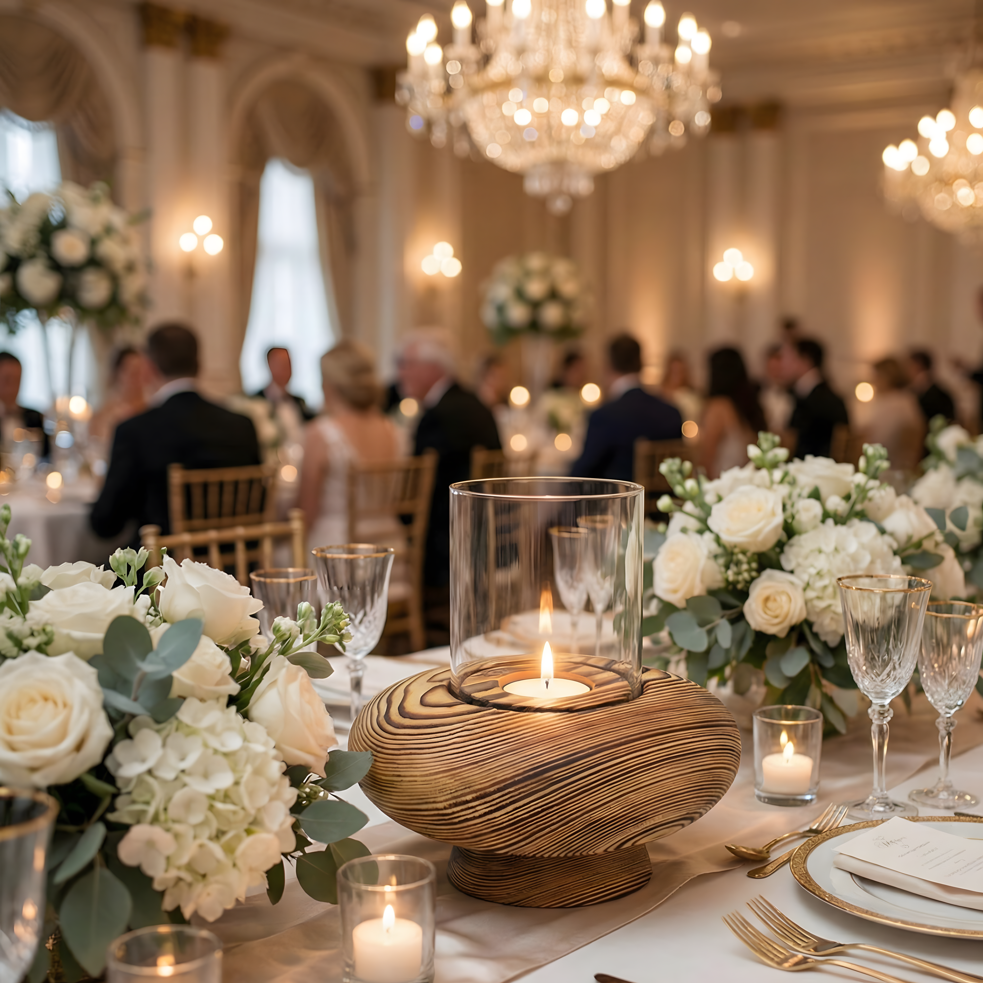 Doğal Renk Tealight Dış Mekan Mumluk