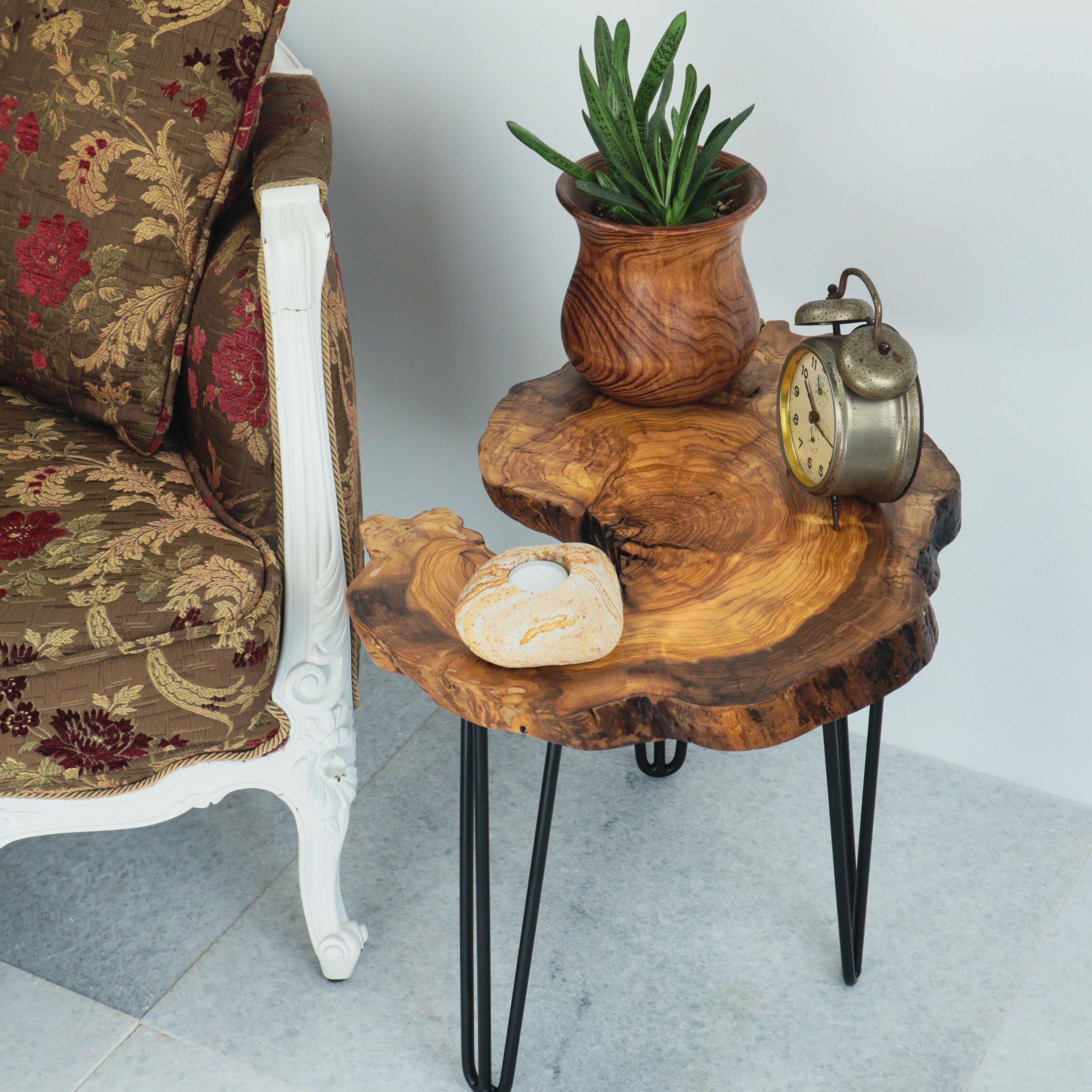 Doğal Taş Rainbow Tealight Mumluk