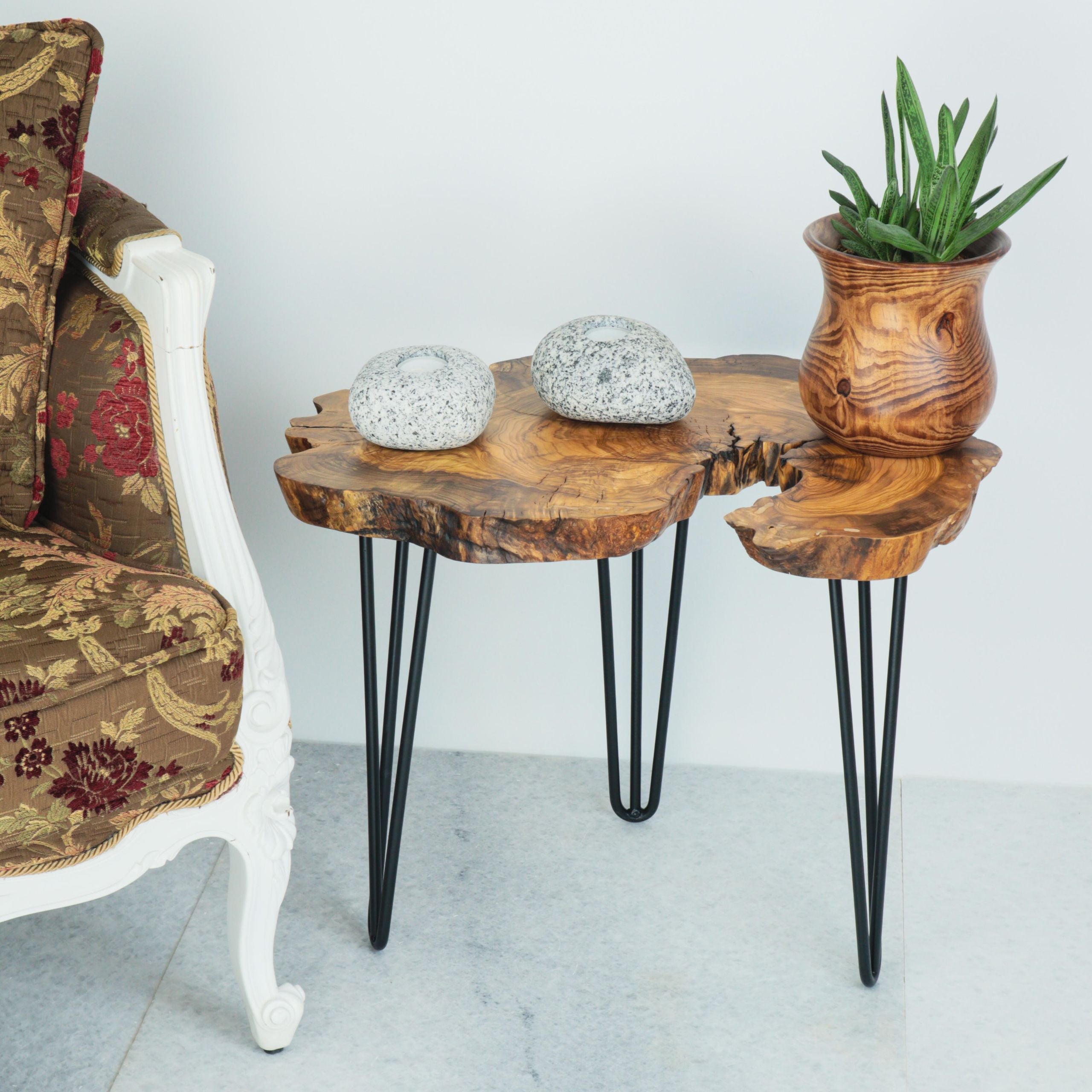 Doğal Taş Bergama Graniti Tealight Mumluk