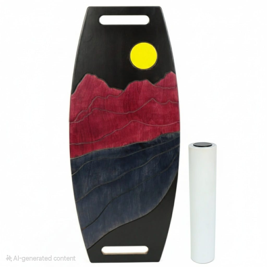 Denge Tahtası – Sörf Eğitim Tahtası – Kaykay Eğitim Tahtası – Balance Board – Roller Board – Renkli RB24