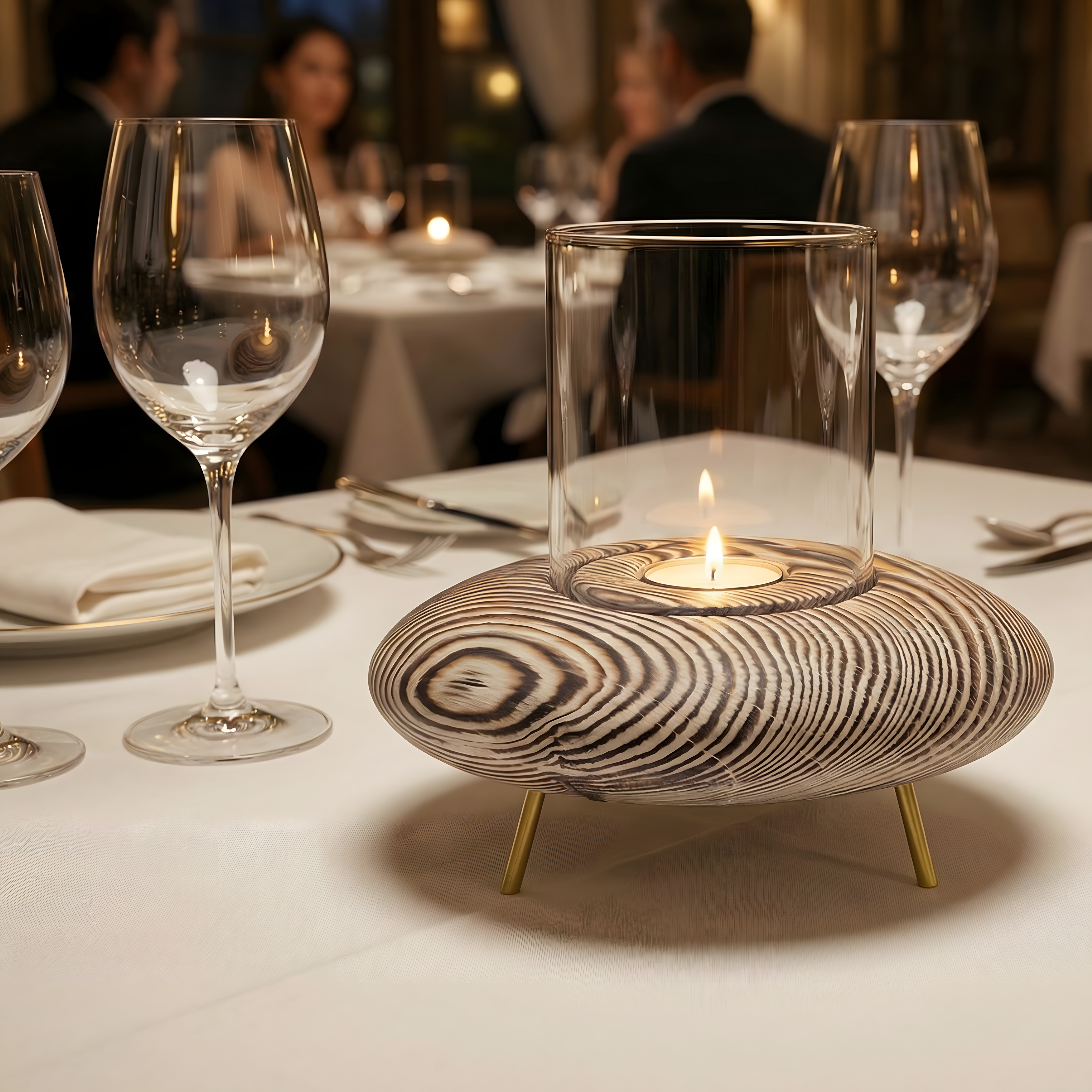 Fanuslu Eskitme Tealight Mumluk