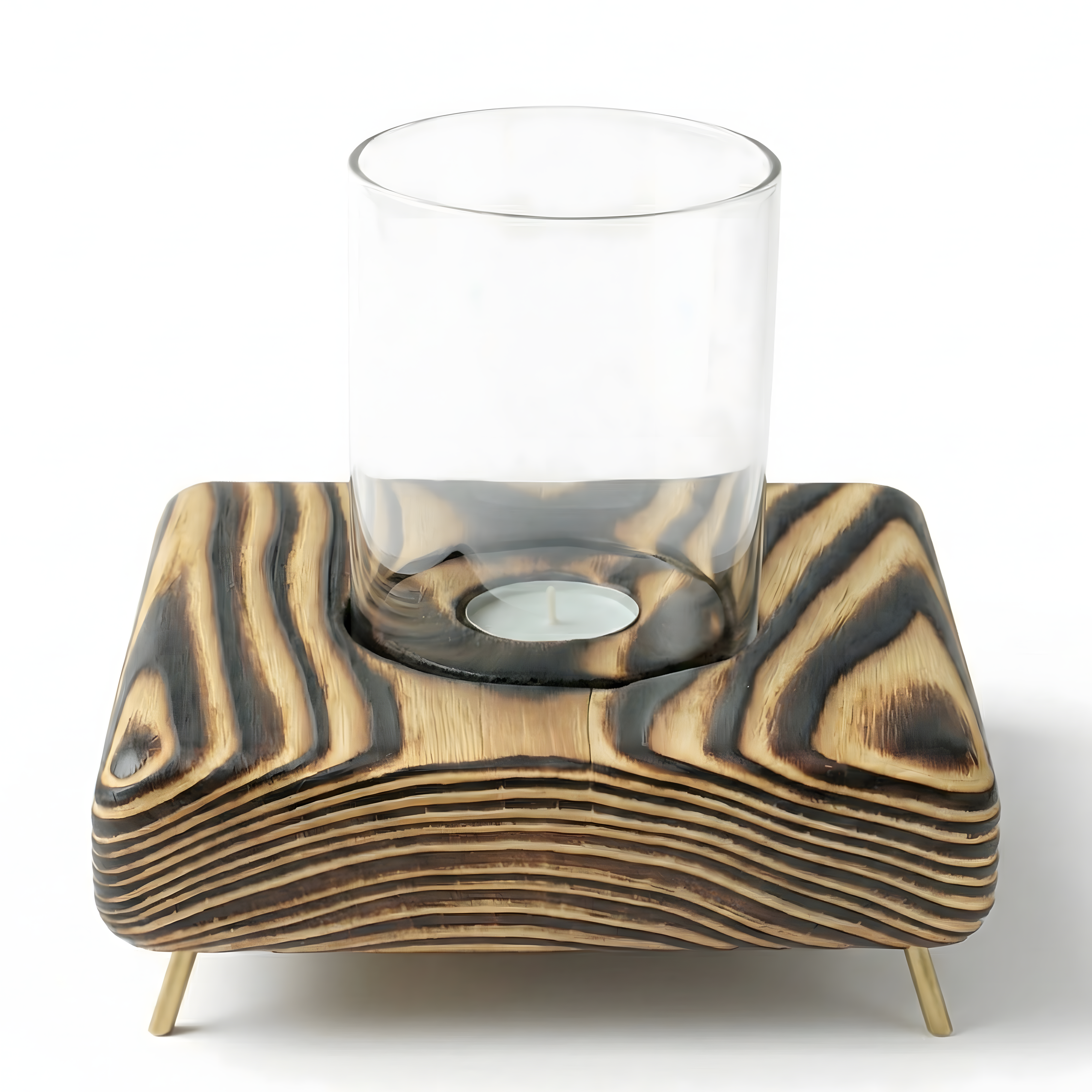 Doğal Renk Tealight Mumluk