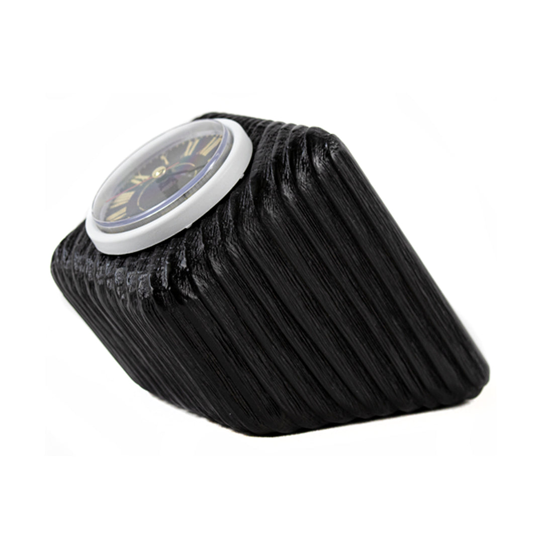 Köknar Ağacı Siyah Masa Saati