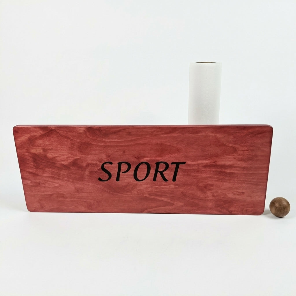 3D Toplu ve Silindirli Denge Tahtası Seti - İleri Seviye (73x28 cm) | Sport Serisi