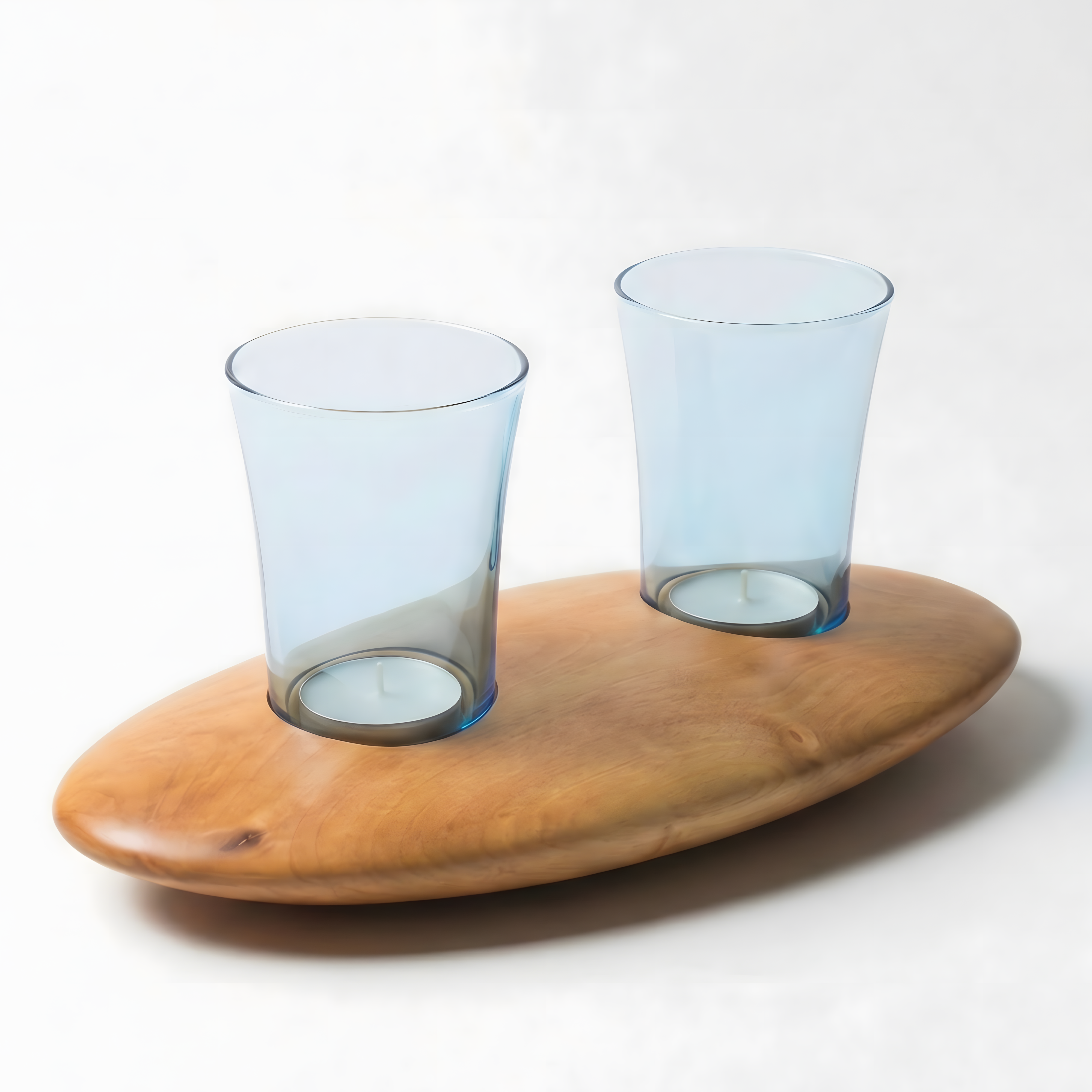 Ceviz Ağacı Tealight Dış Mekan Mumluk