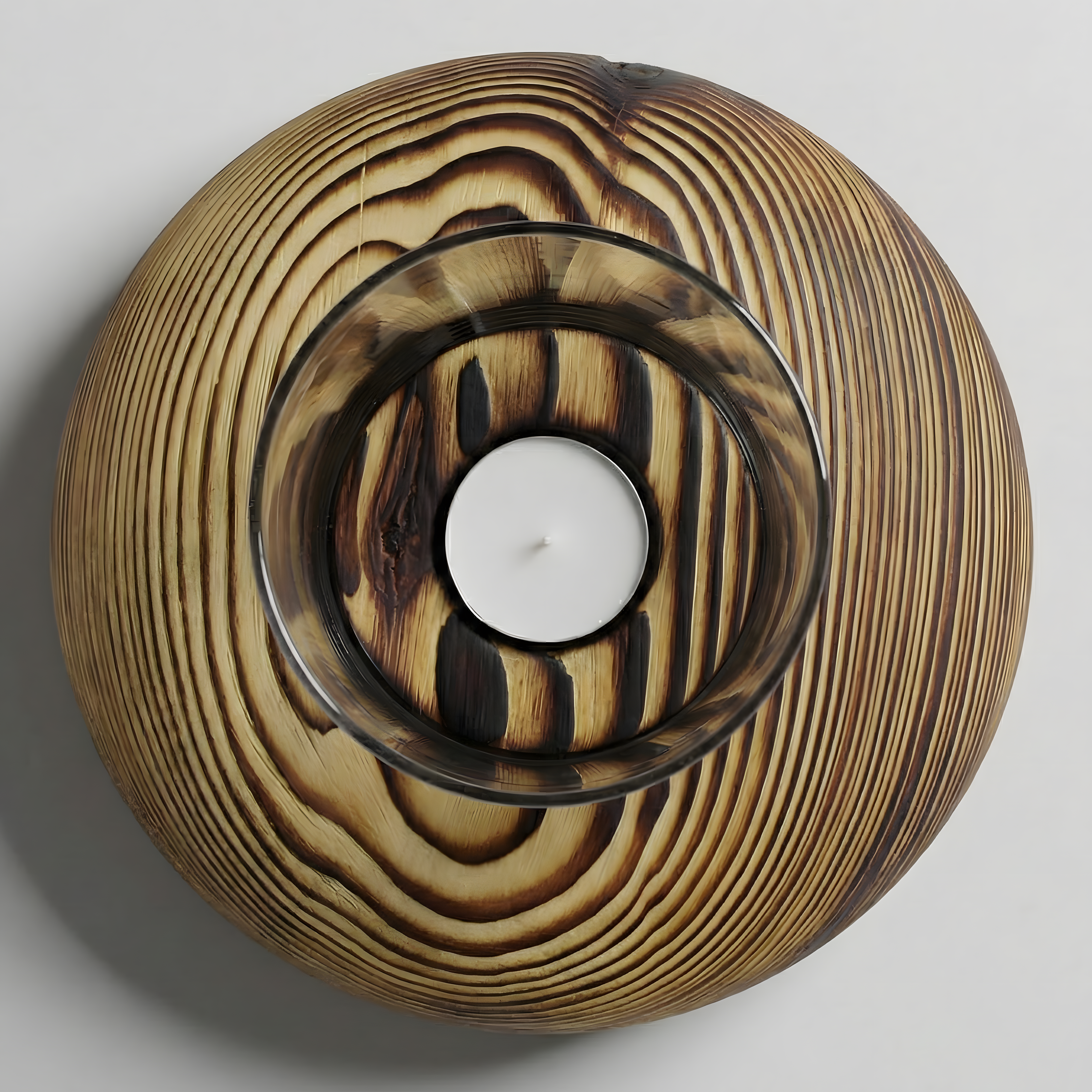 Doğal Renk Tealight Dış Mekan Mumluk