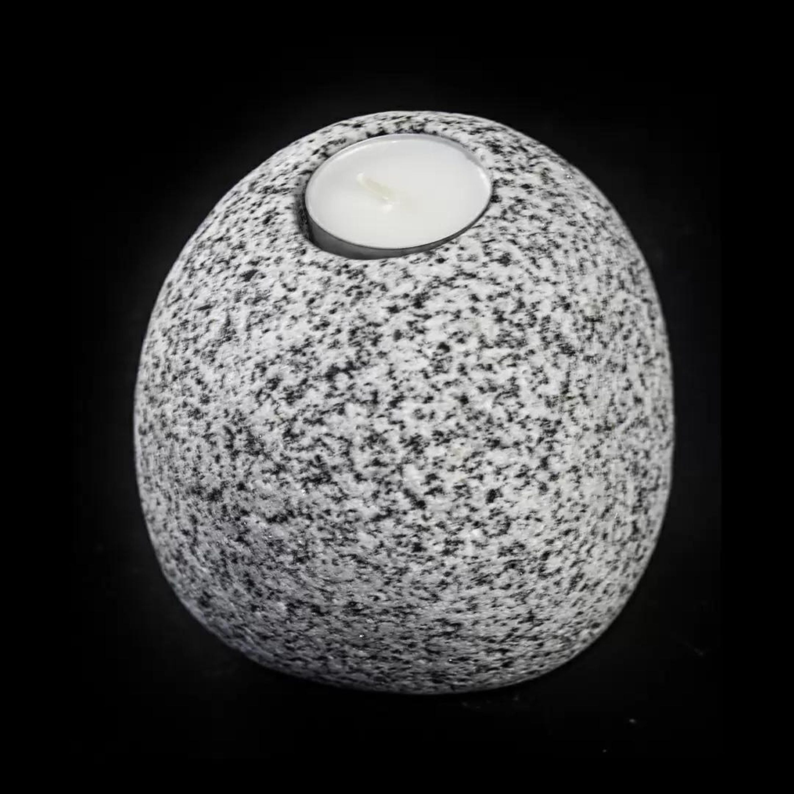 Doğal Taş Bergama Graniti Tealight Mumluk