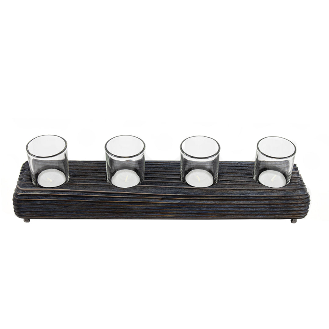 Köknar Ağacı Lacivert Tealight Mumluk