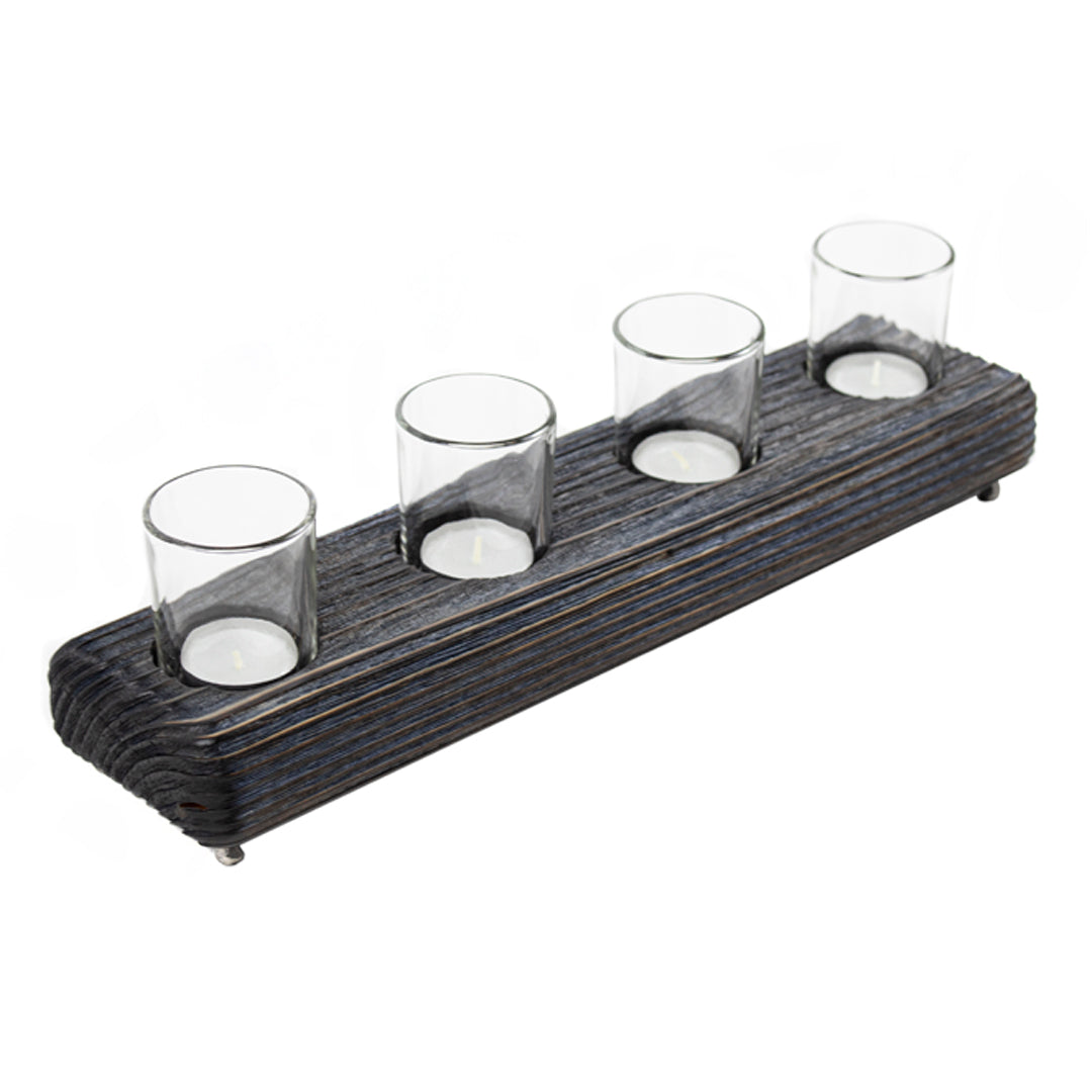 Köknar Ağacı Lacivert Tealight Mumluk