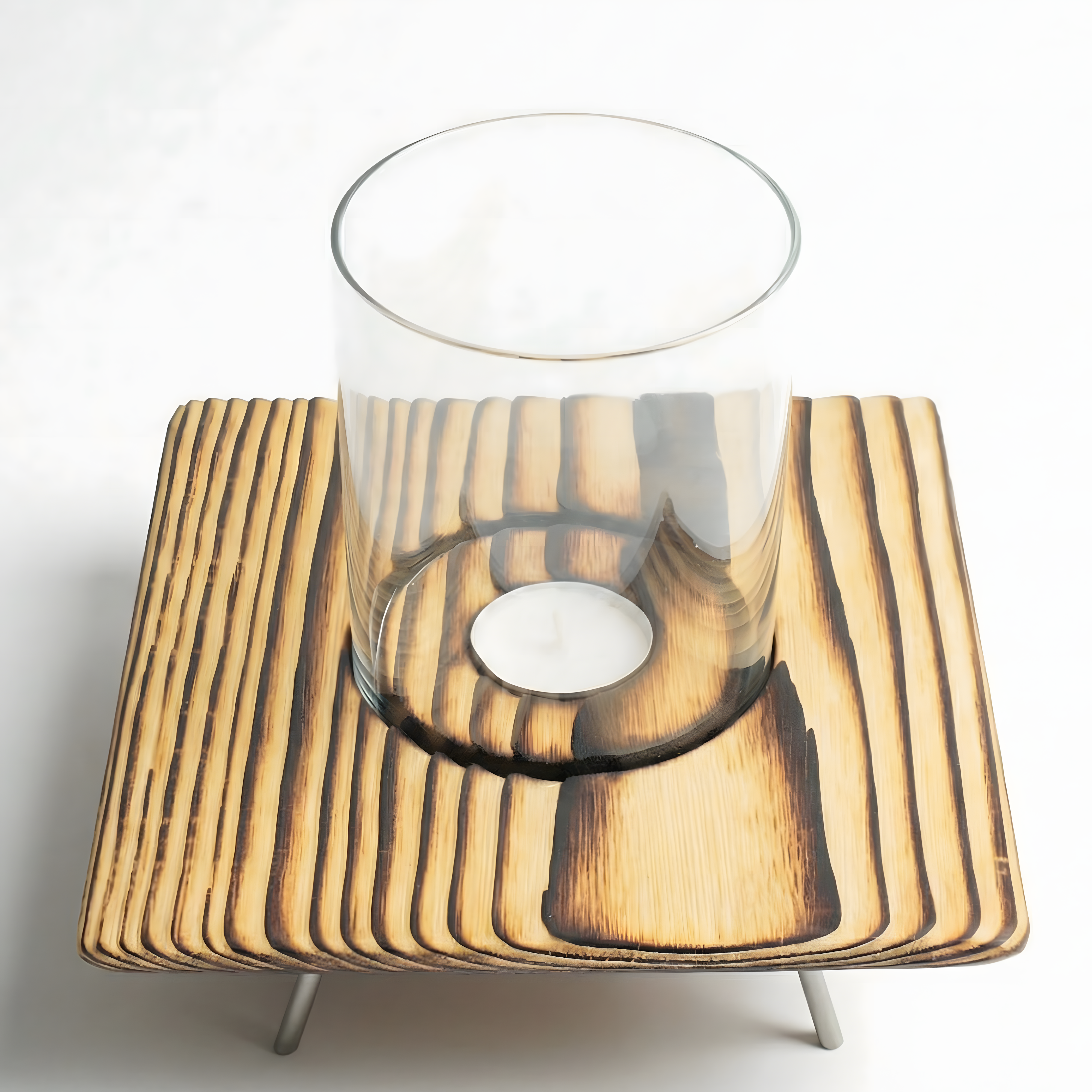 Doğal Renk Tealight Mumluk