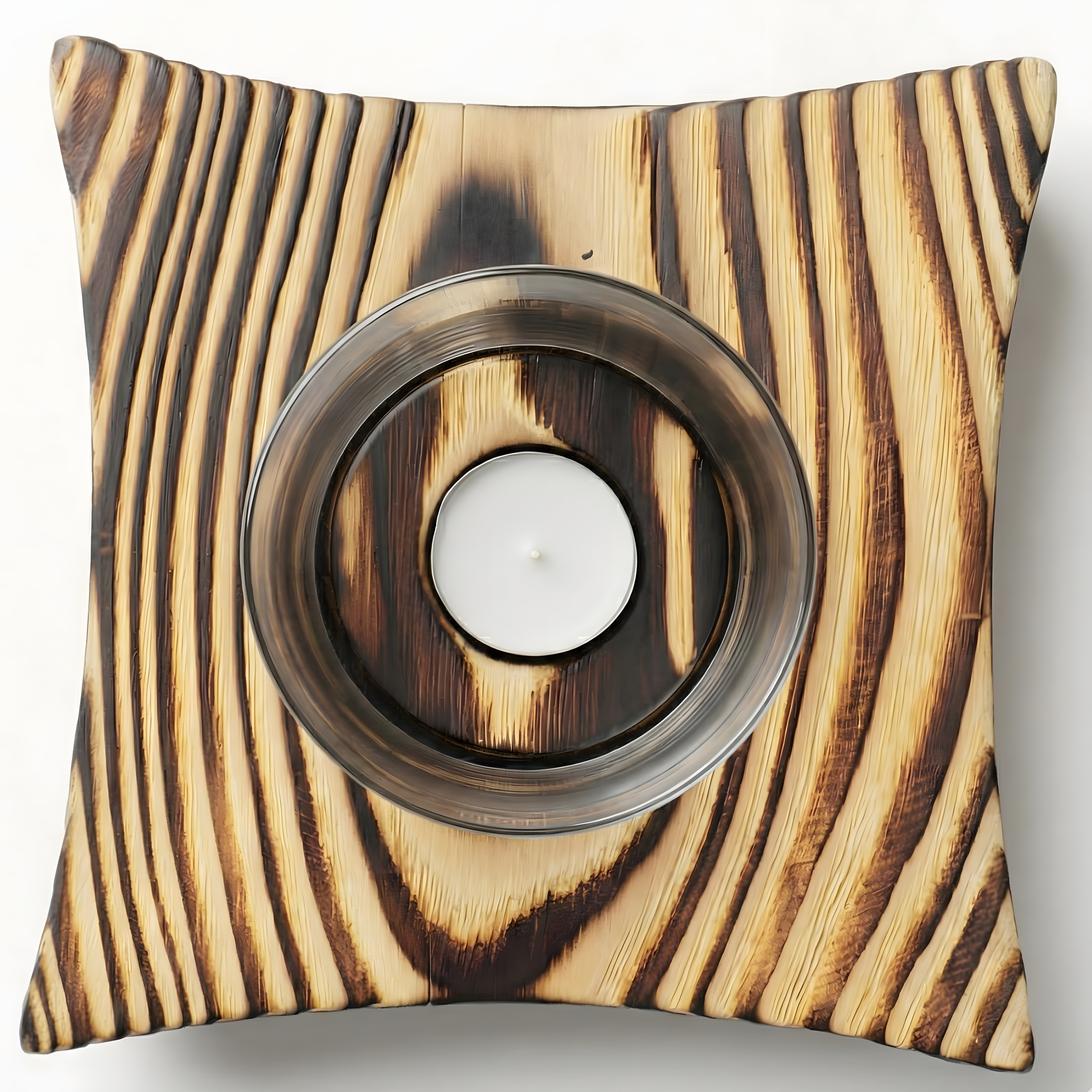 Doğal Renk Tealight Dış Mekan Mumluk