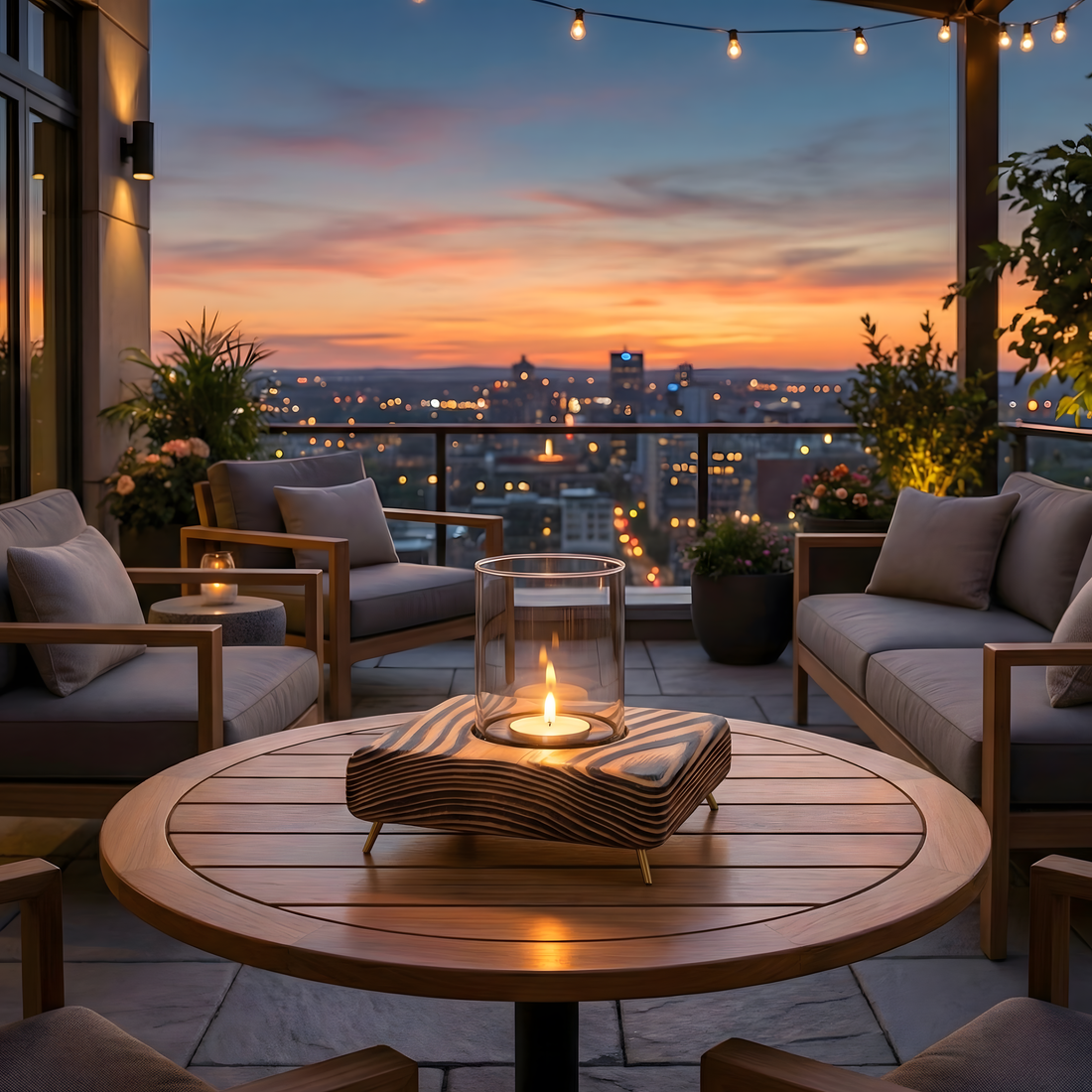 Doğal Renk Tealight Mumluk