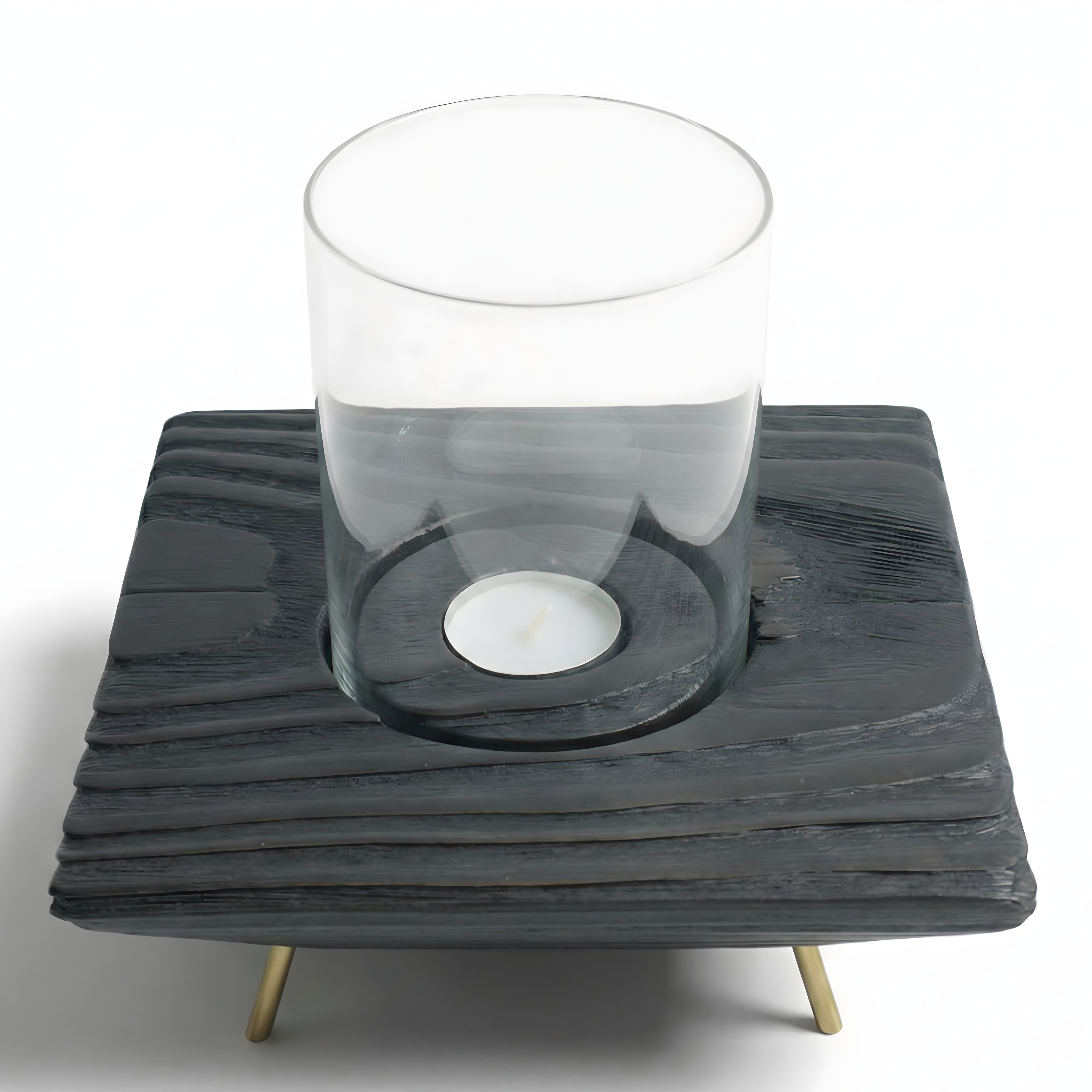 Siyah Tealight Mumluk