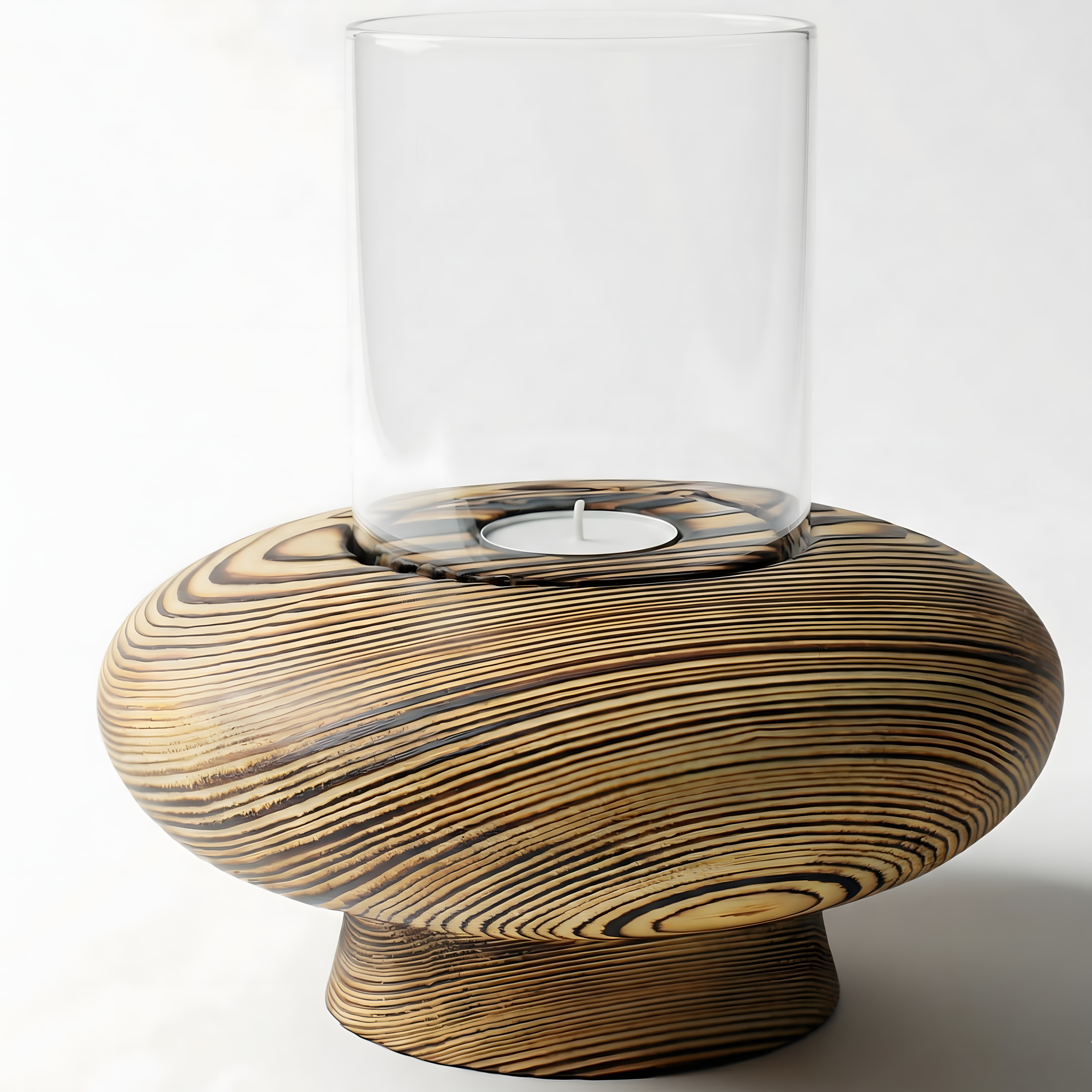 Doğal Renk Tealight Dış Mekan Mumluk