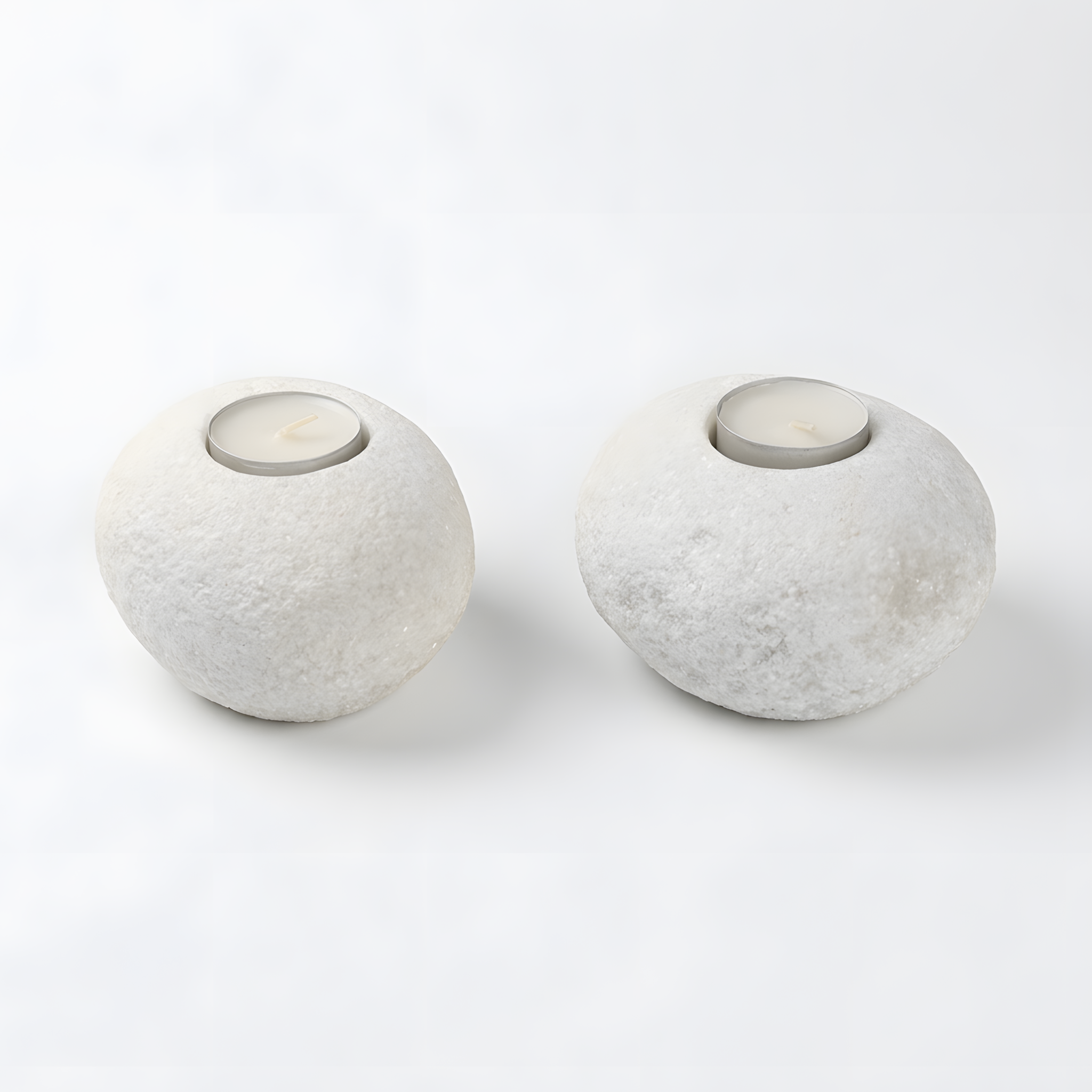 Doğal Taş Dolomit Tealight Mumluk