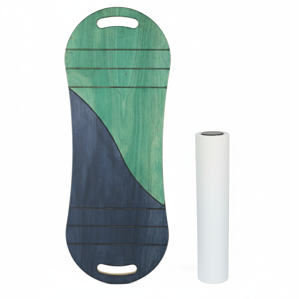 Yeşil/Lacivert Denge Tahtası – Sörf Eğitim Tahtası – Kaykay Eğitim Tahtası – Balance Board – Roller Board – RB14