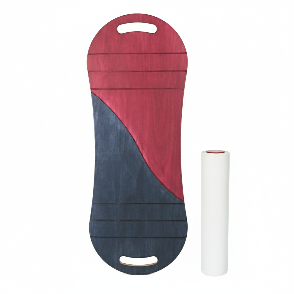 Kırmızı/Lacivert Denge Tahtası – Sörf Eğitim Tahtası – Kaykay Eğitim Tahtası – Balance Board – Roller Board - RB12