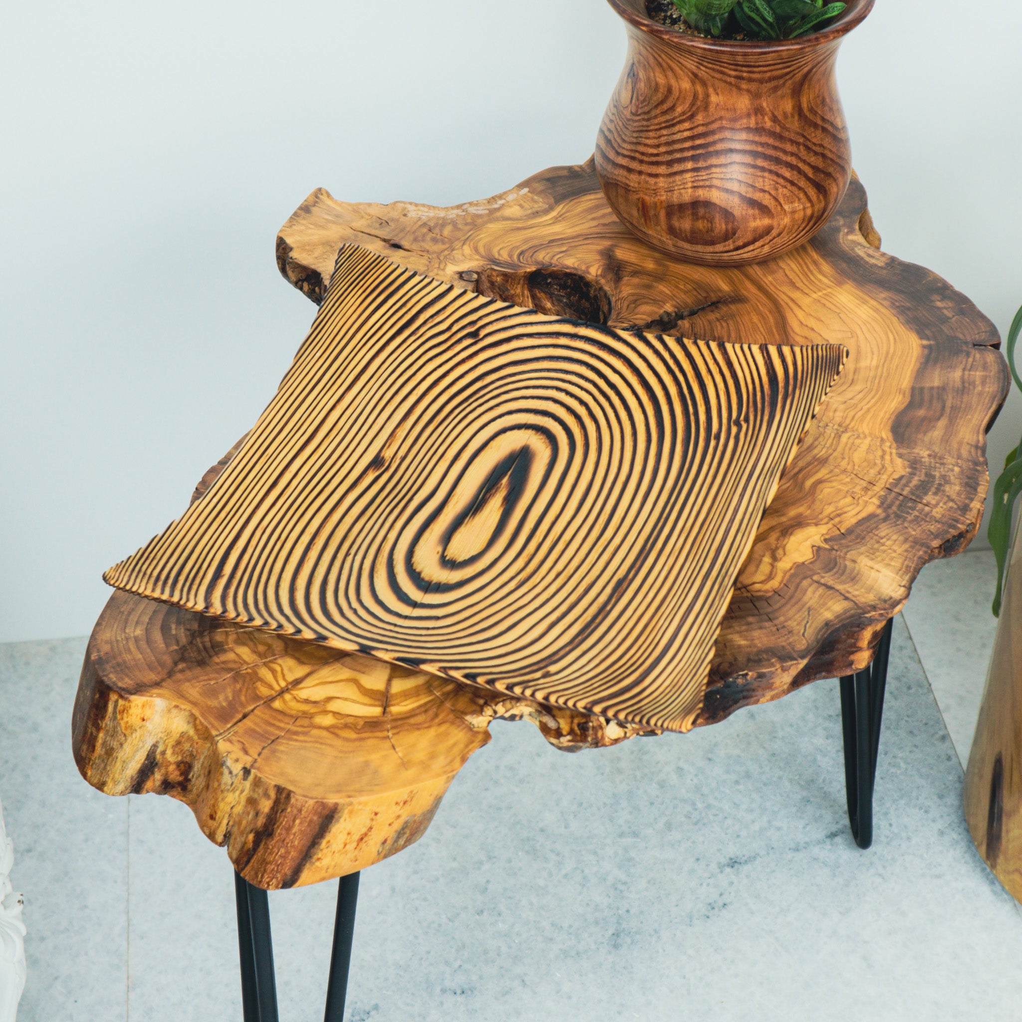 Köknar Ağacı Kare Tabak