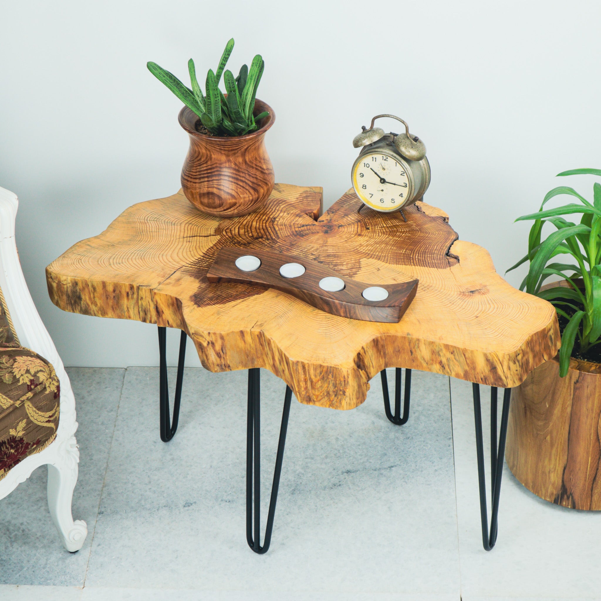 Ceviz Ağacı Tealight Mumluk