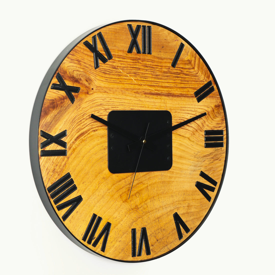 Çam Ağacı Tek Parça Duvar Saati