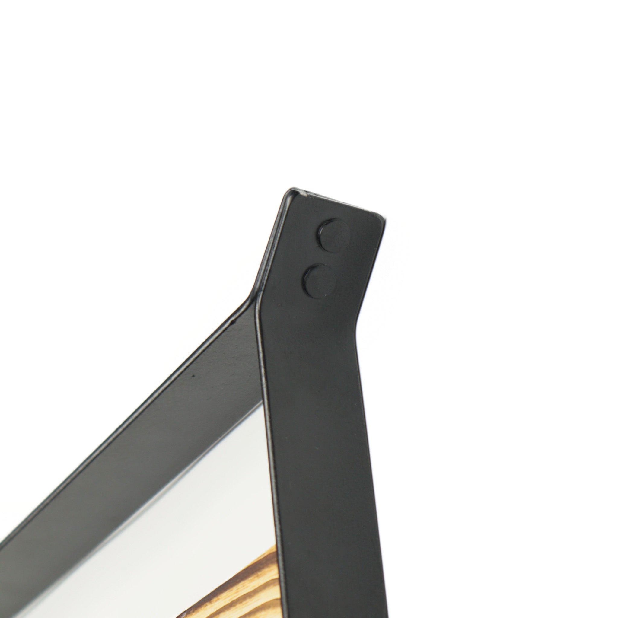 Metal Çerçeveli Dikdörtgen Köknar Ağacı Duvar Saati