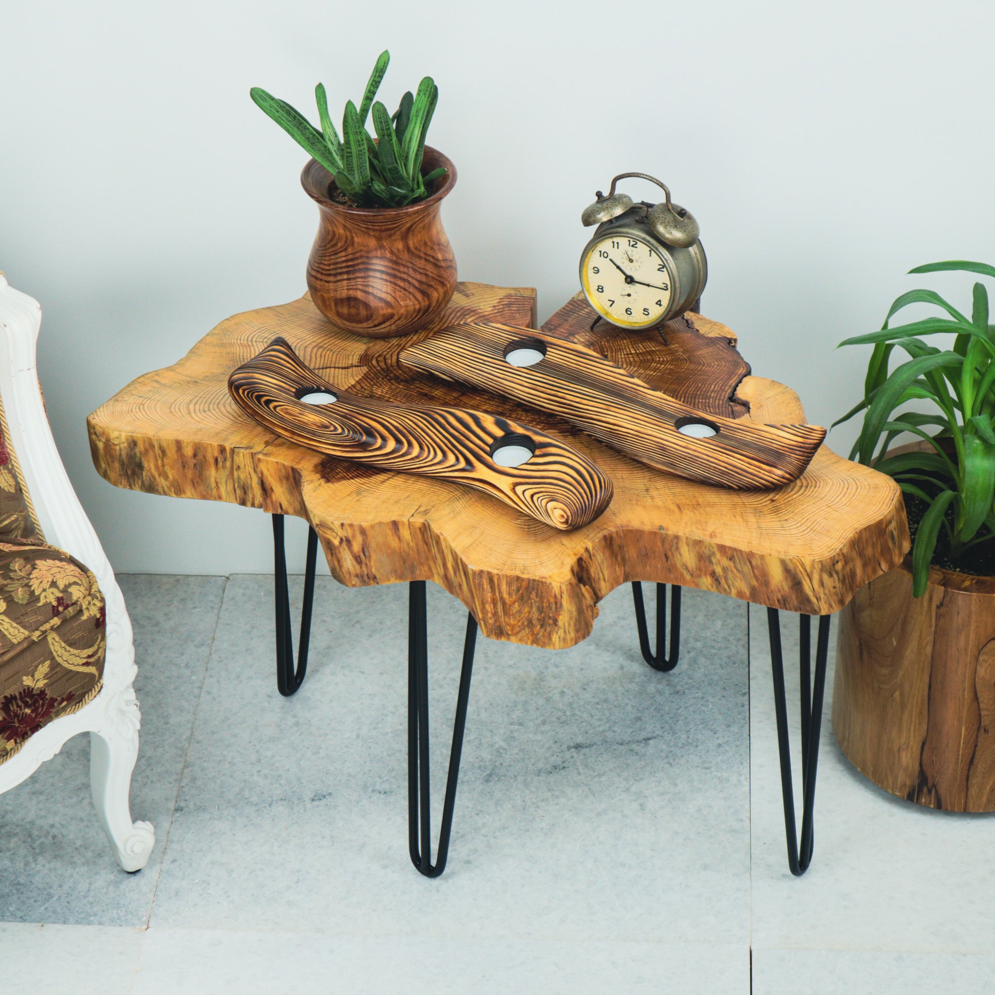 Köknar Ağacı Tealight Mumluk Takımı