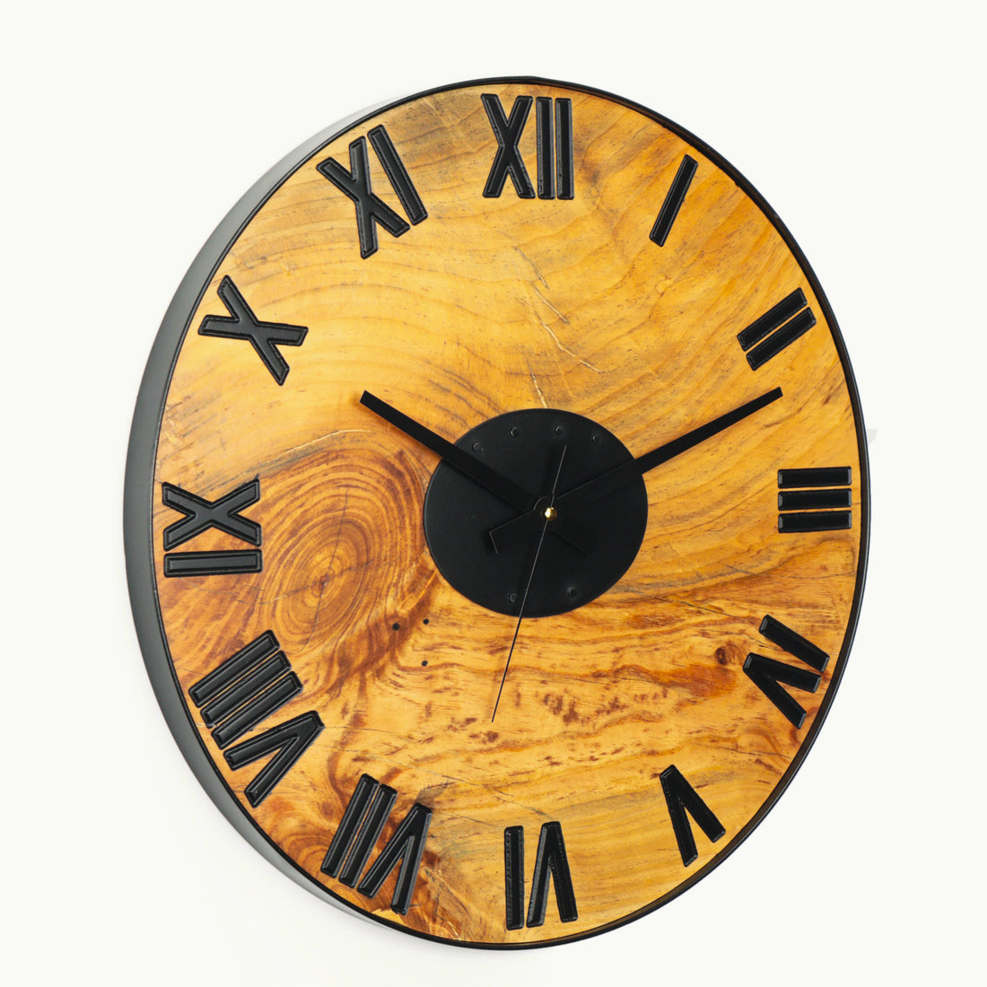 Çam Ağacı Tek Parça Duvar Saati