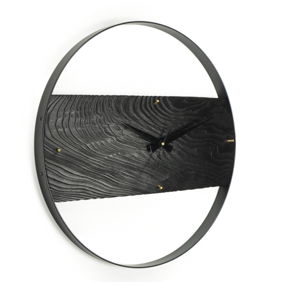 Bombeli Siyah Duvar Saati