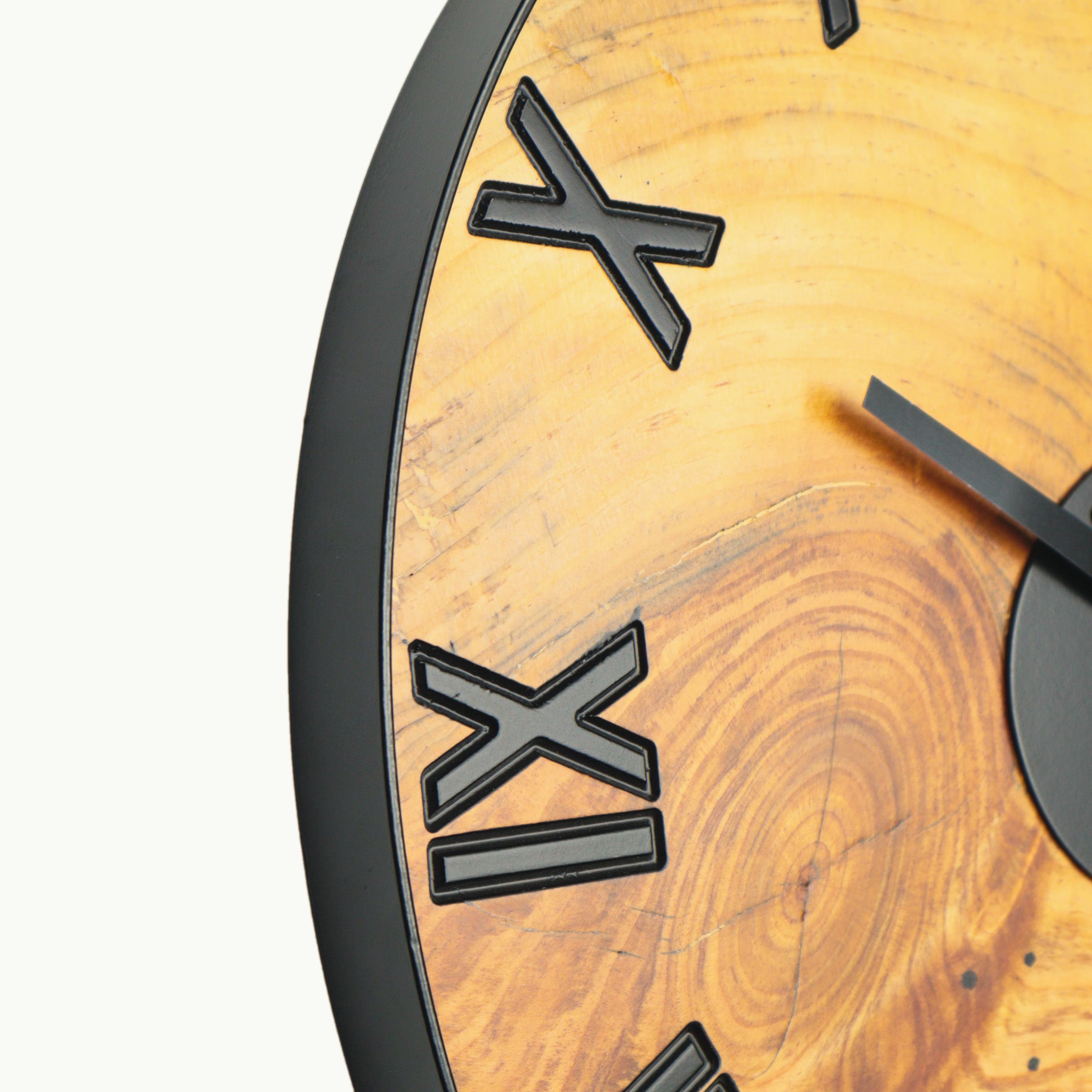 Çam Ağacı Tek Parça Duvar Saati