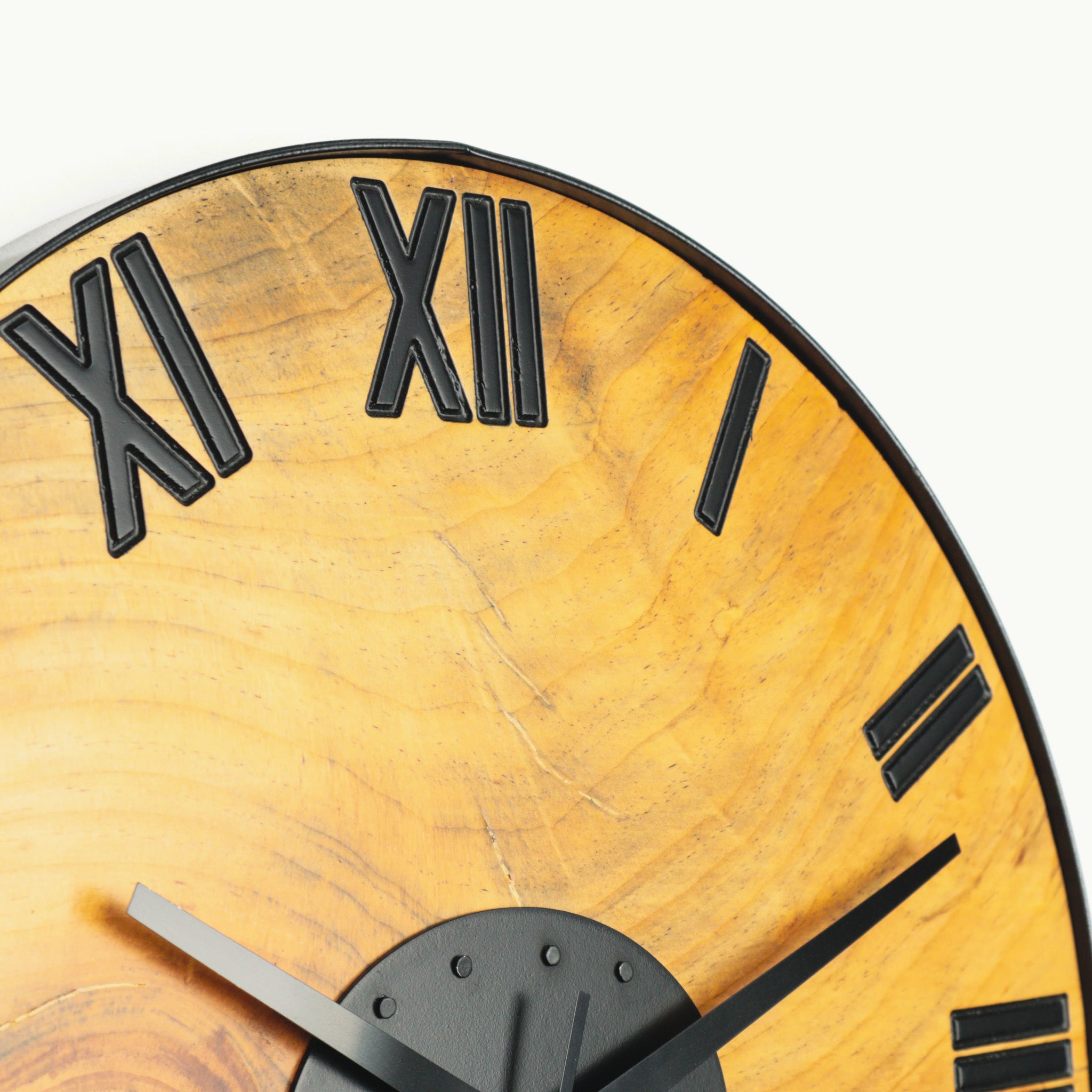 Çam Ağacı Tek Parça Duvar Saati