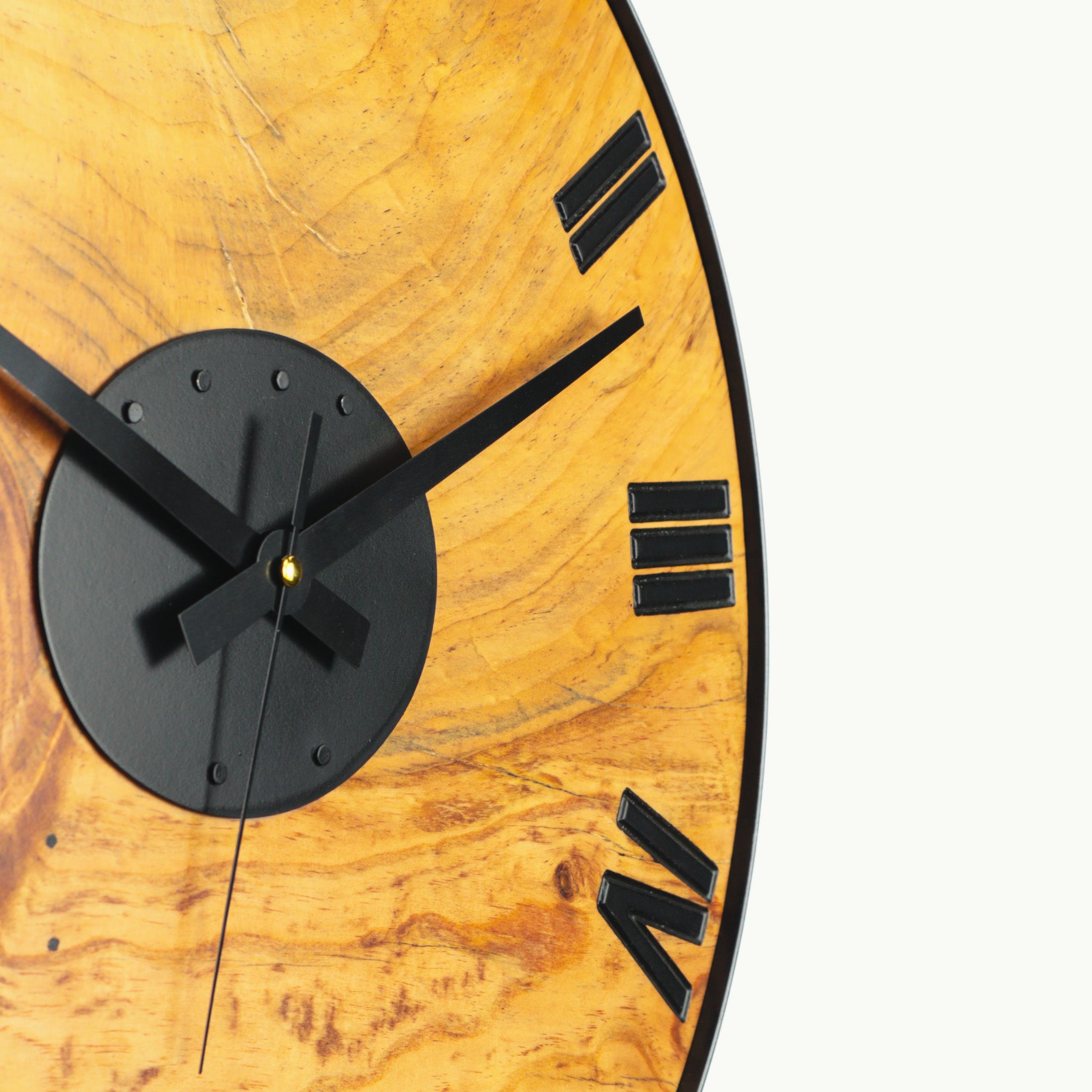 Çam Ağacı Tek Parça Duvar Saati