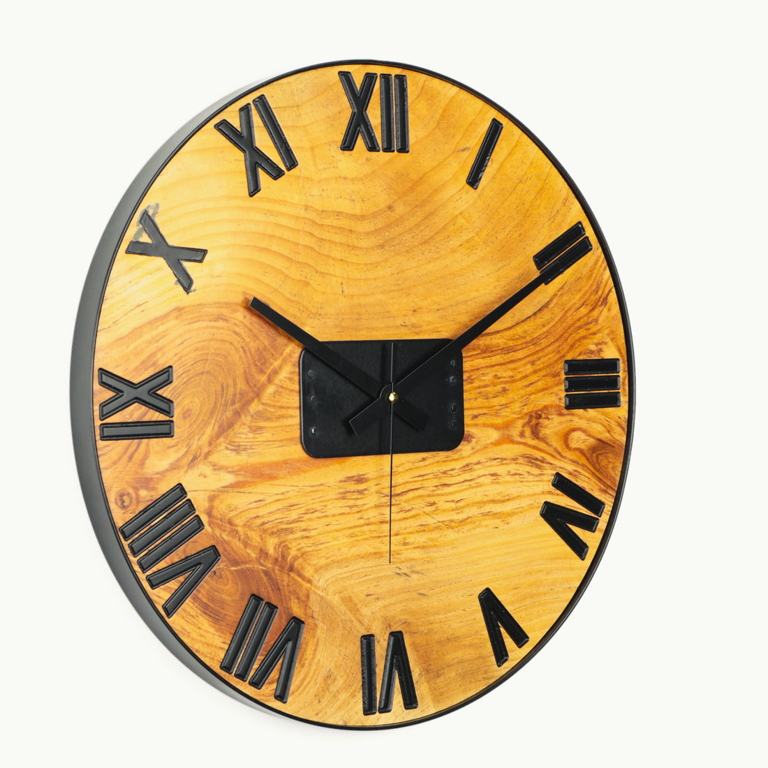 Çam Ağacı Tek Parça Duvar Saati