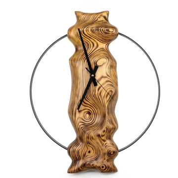 Duvar Saati Köknar Ağacı 3D