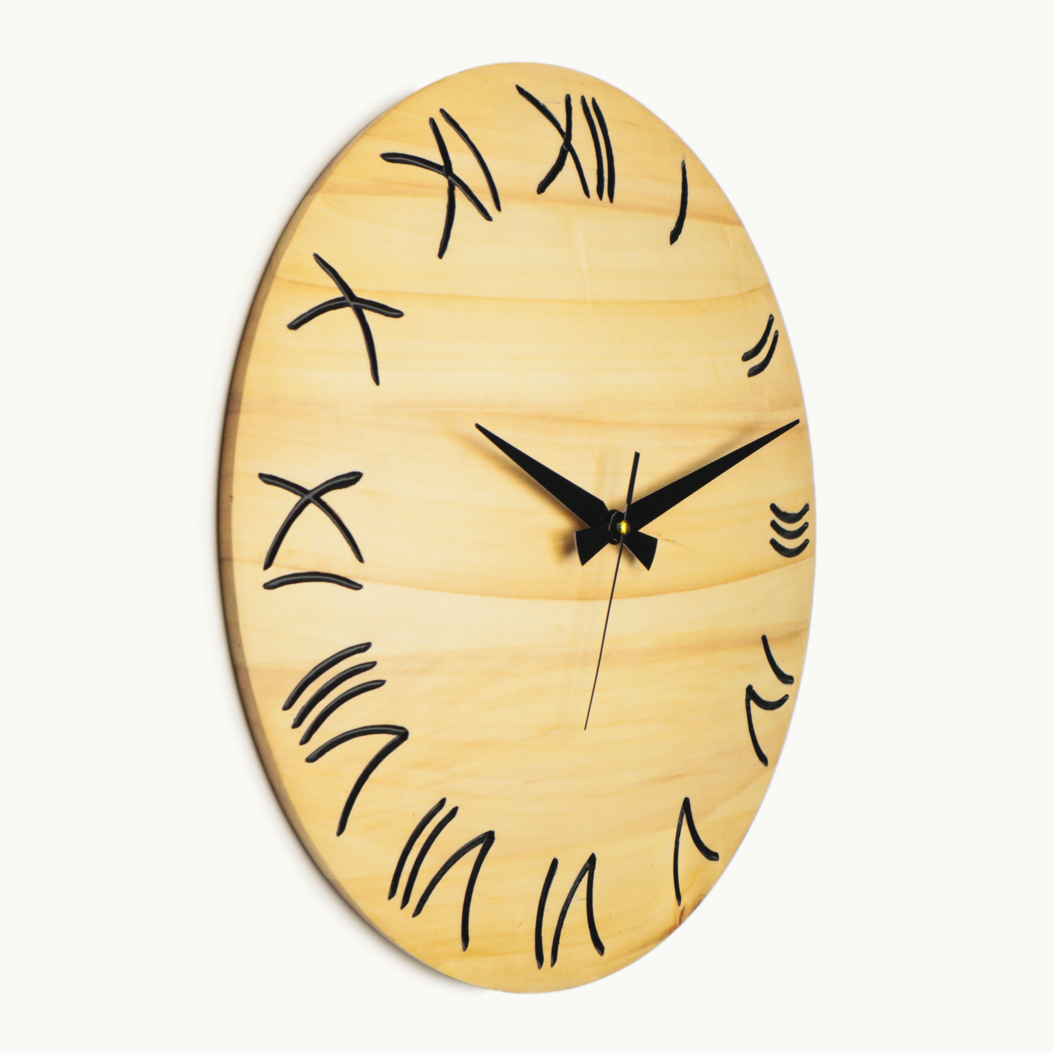 Duvar Saati Bombeli Kavak Ağacı