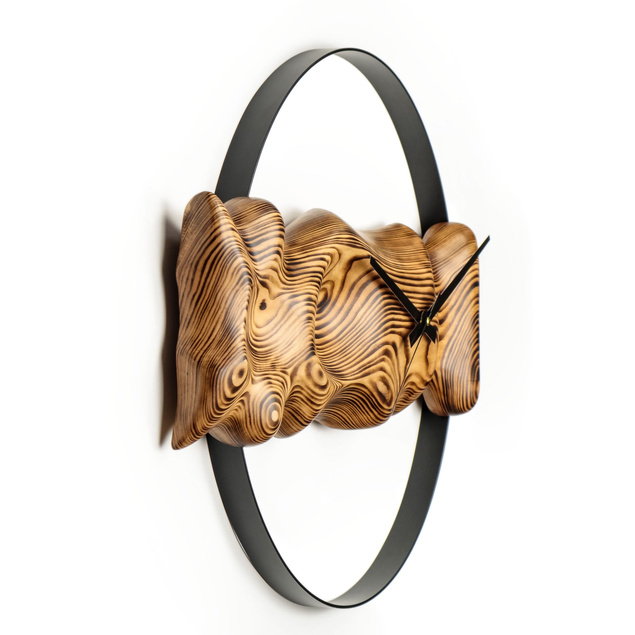 Duvar Saati Köknar Ağacı 3D