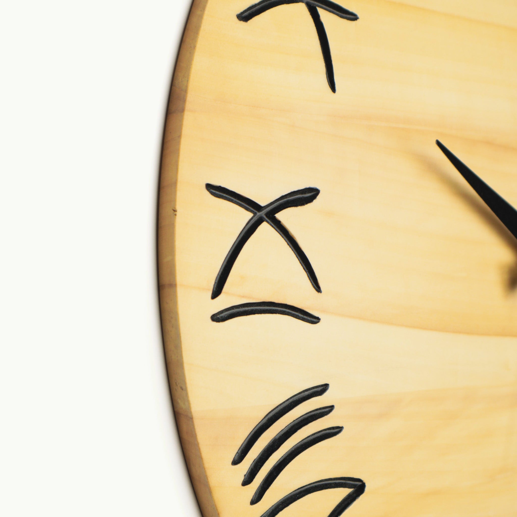 Duvar Saati Bombeli Kavak Ağacı