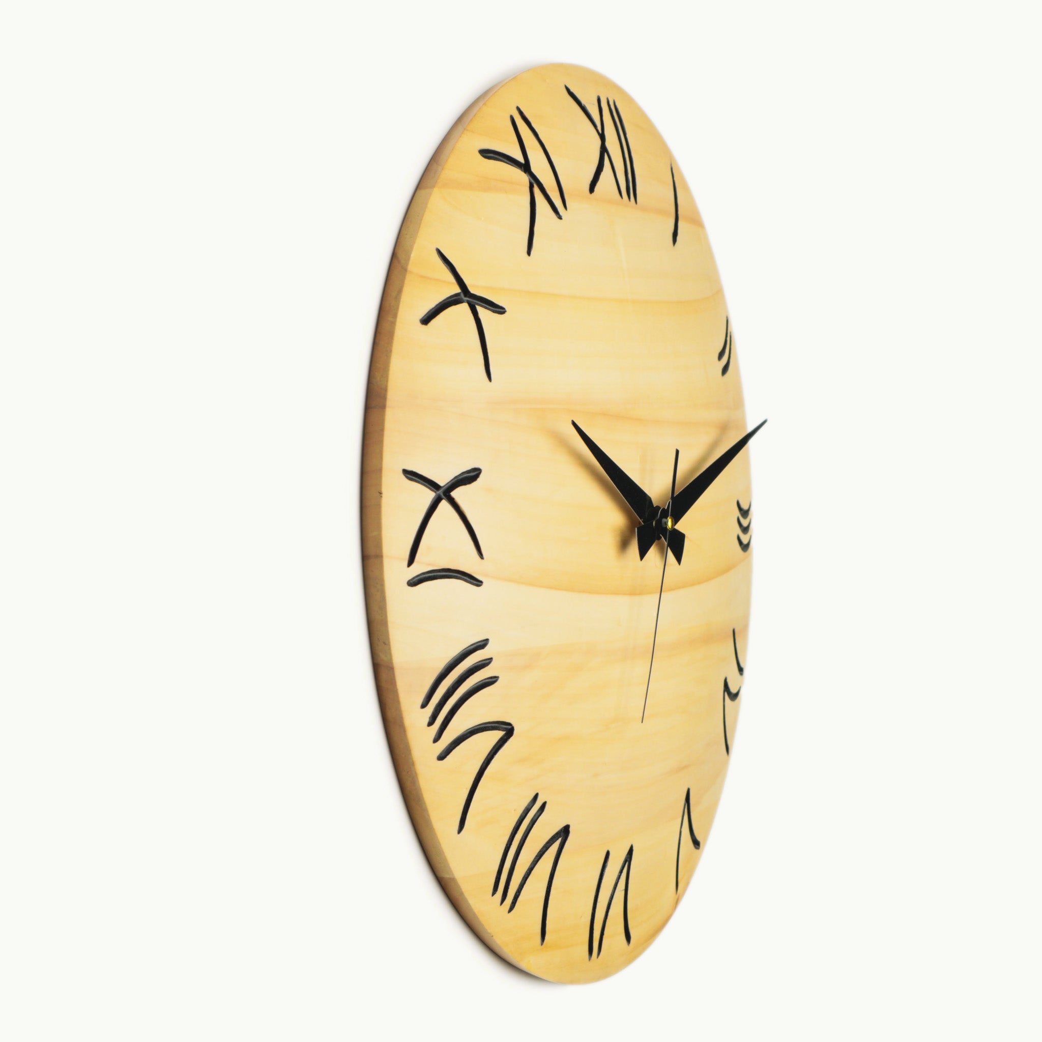 Duvar Saati Bombeli Kavak Ağacı