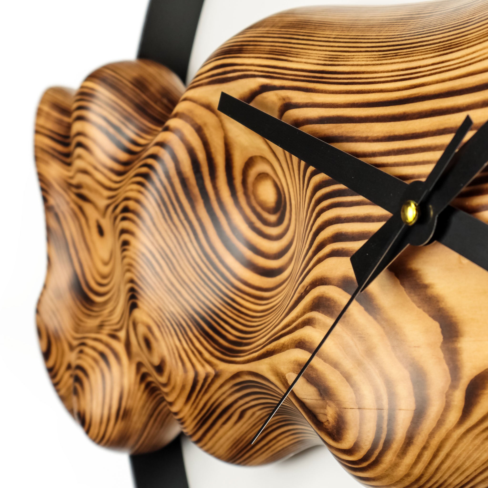 Duvar Saati Köknar Ağacı 3D