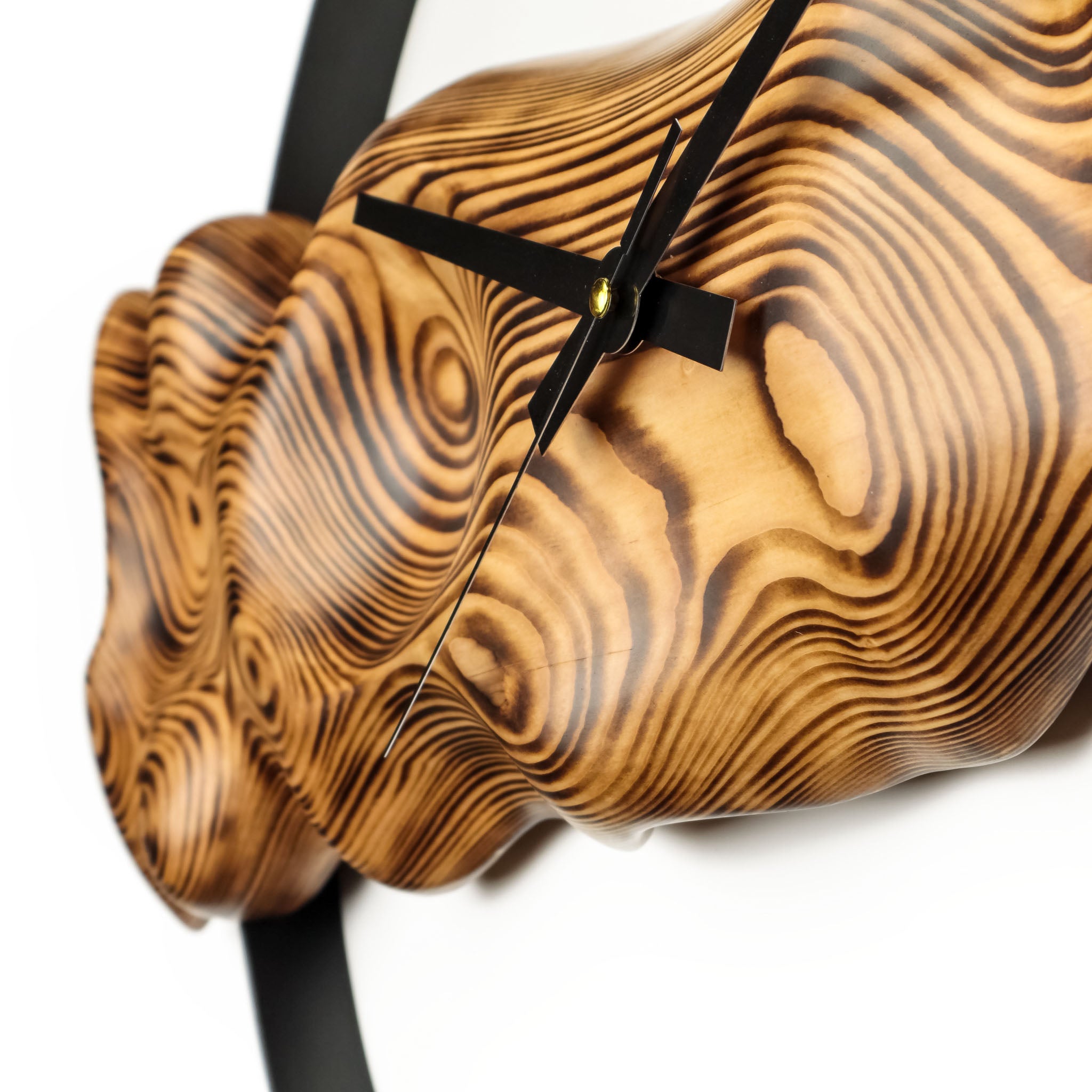 Duvar Saati Köknar Ağacı 3D