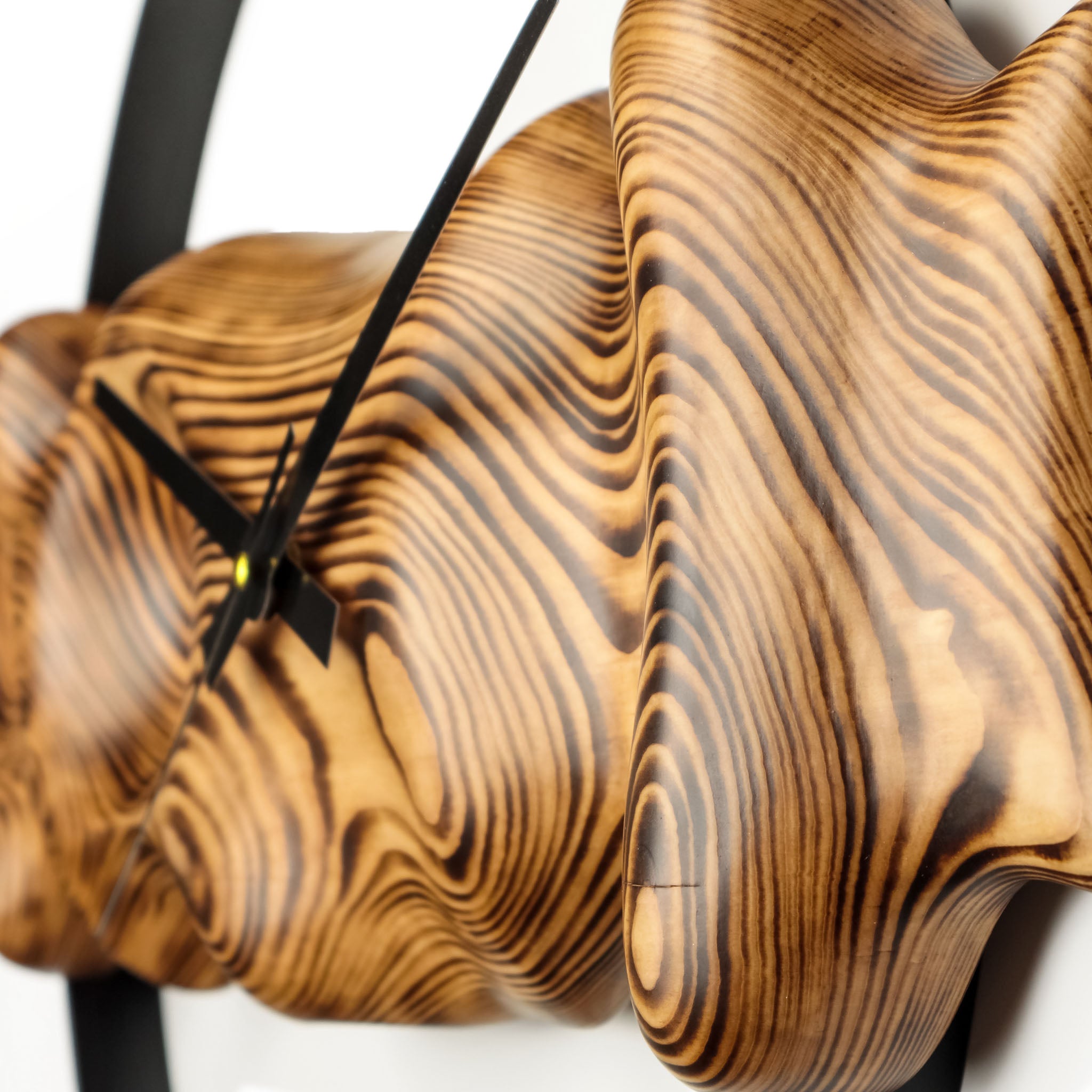 Duvar Saati Köknar Ağacı 3D