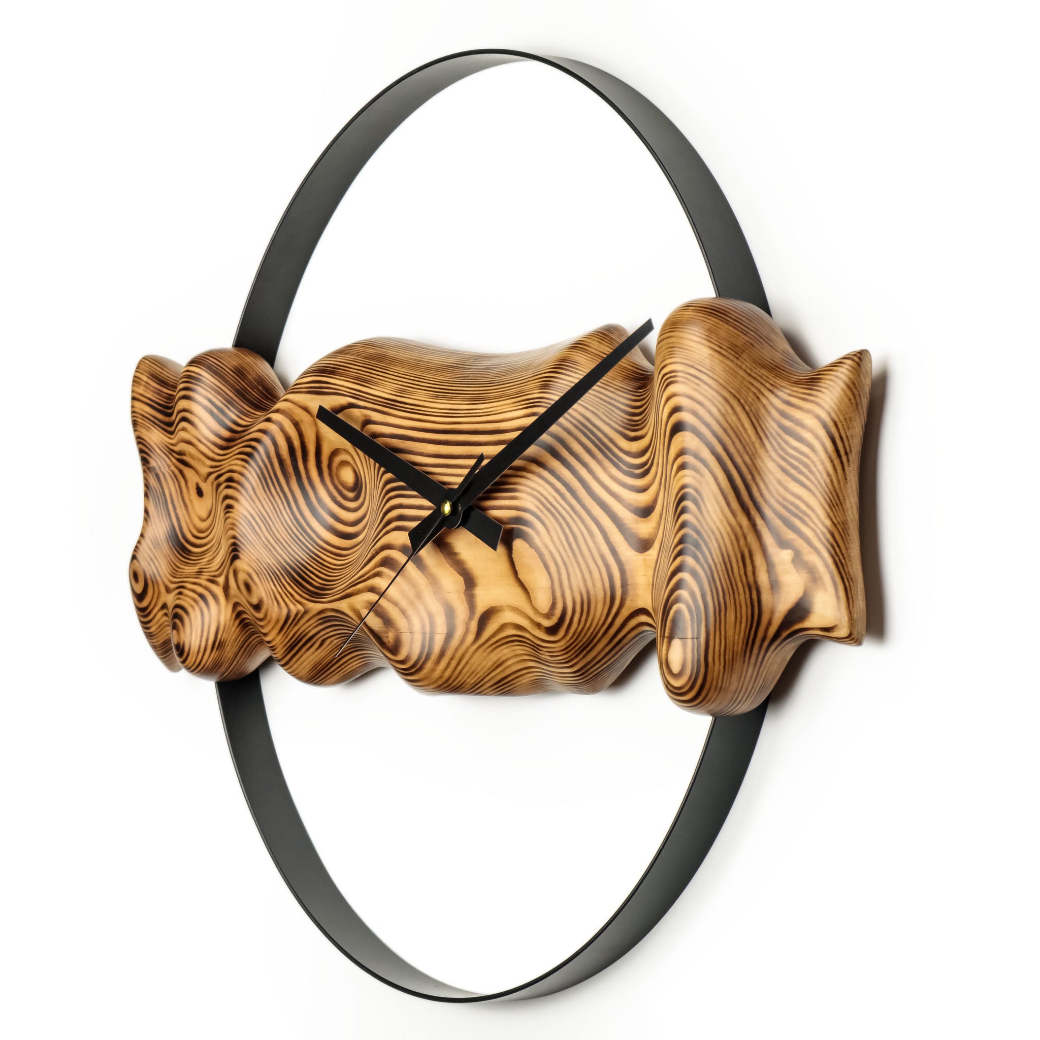 Duvar Saati Köknar Ağacı 3D